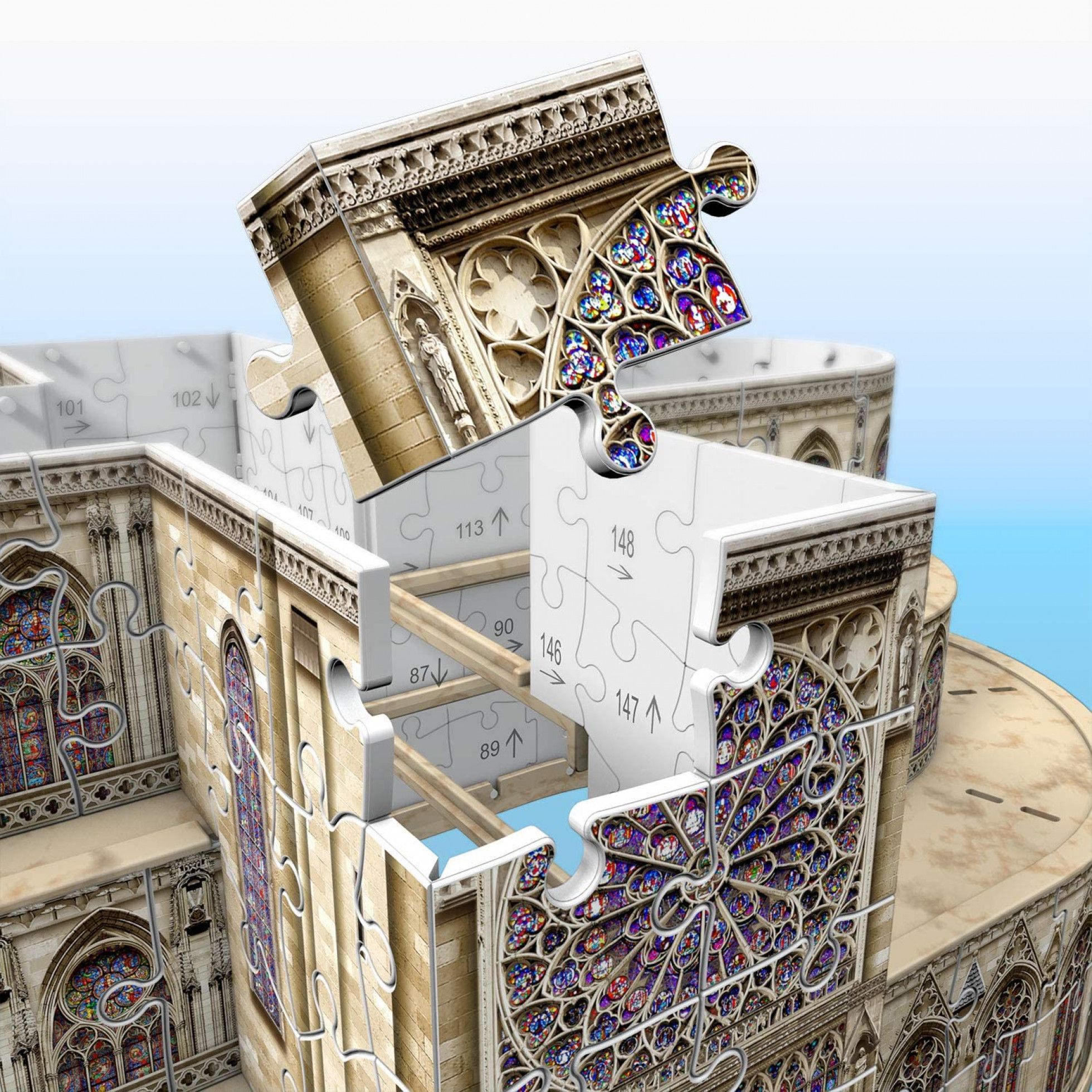 Puzzle 3D Notre Dame cu 324 piese - Ravensburger 5