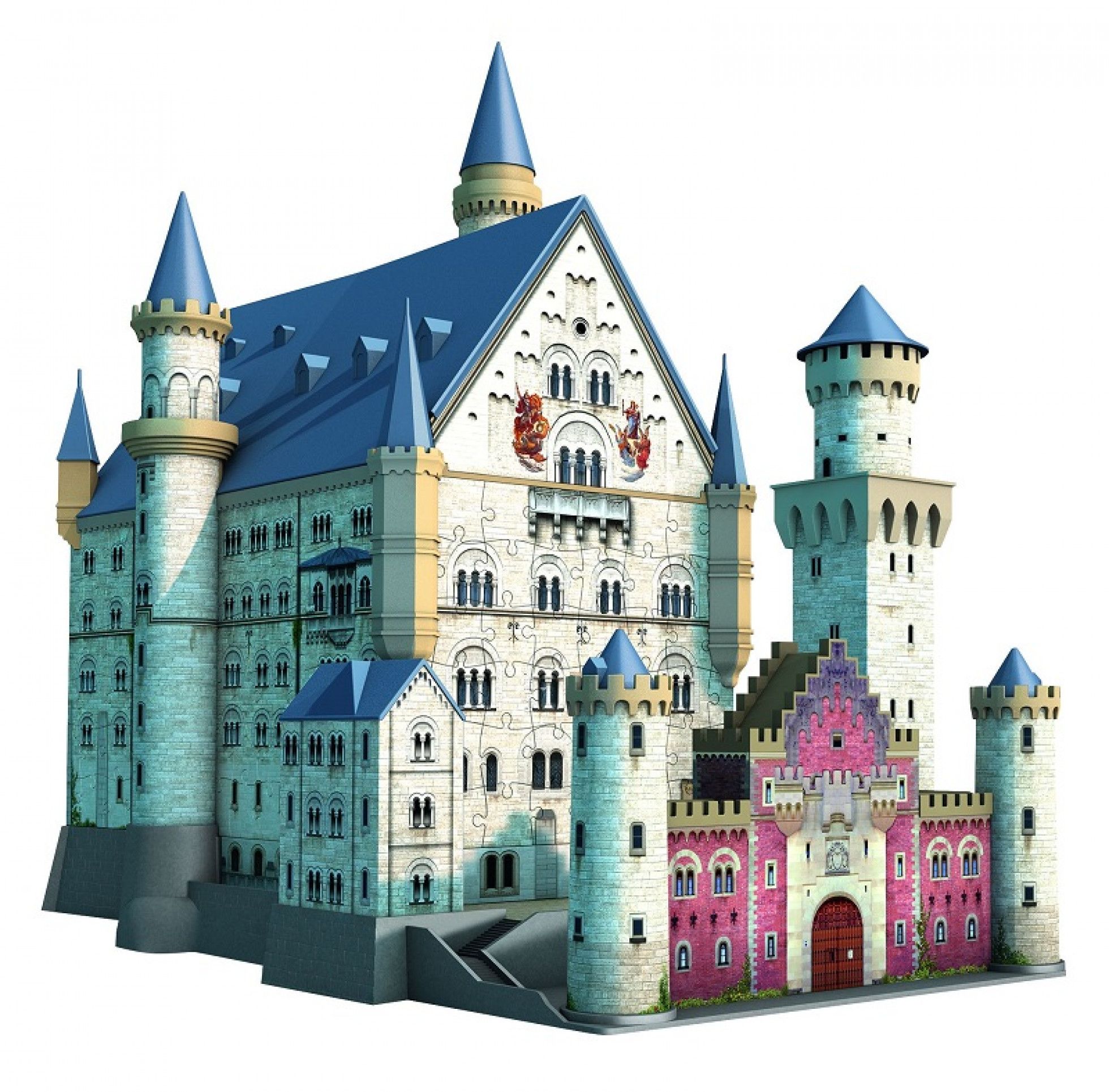 Puzzle 3D Castelul Neuschwanstein cu 216 piese - Ravensburger 3