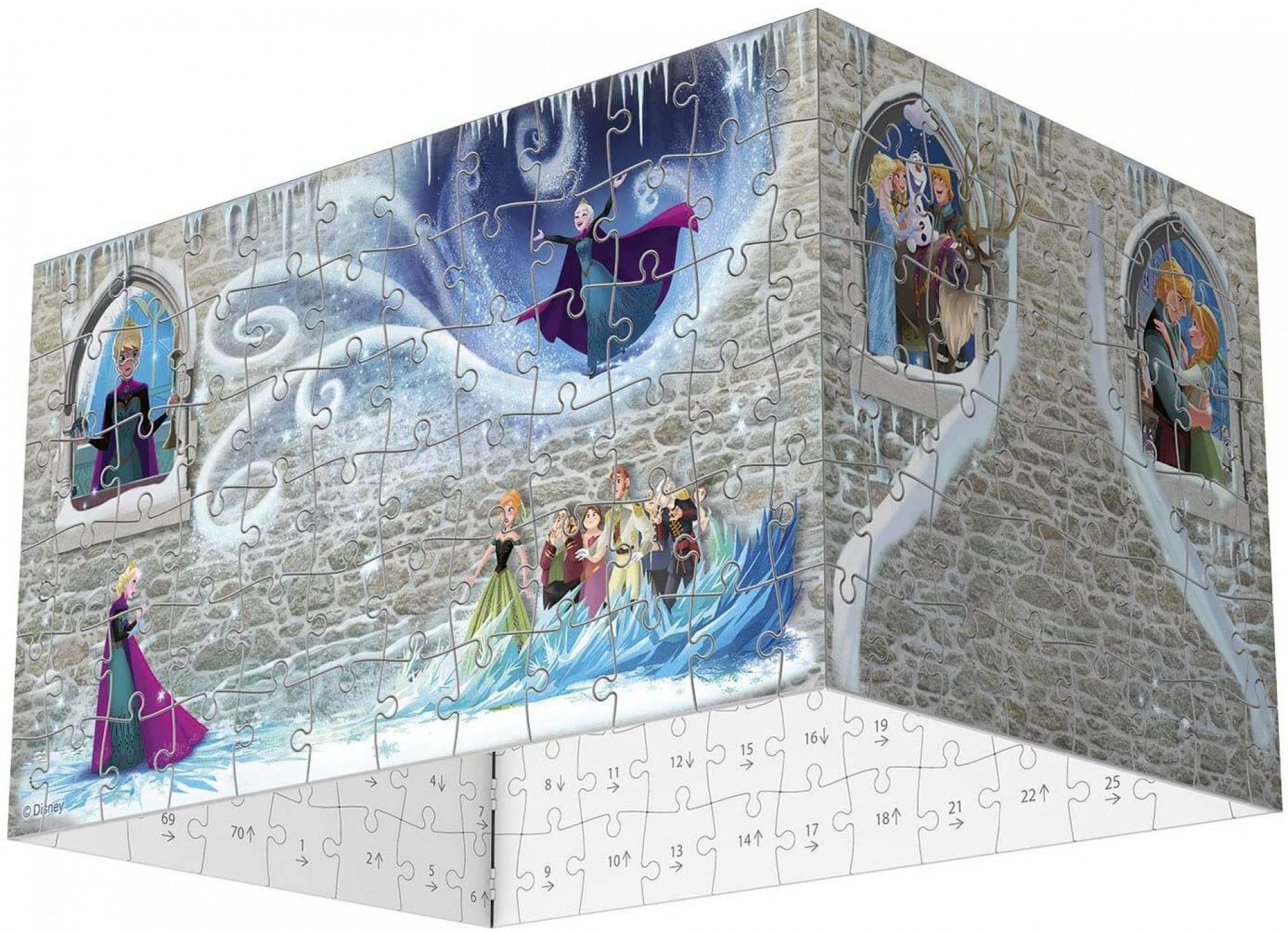 Puzzle 3D Castel Frozen II cu 216 piese - Ravensburger 3