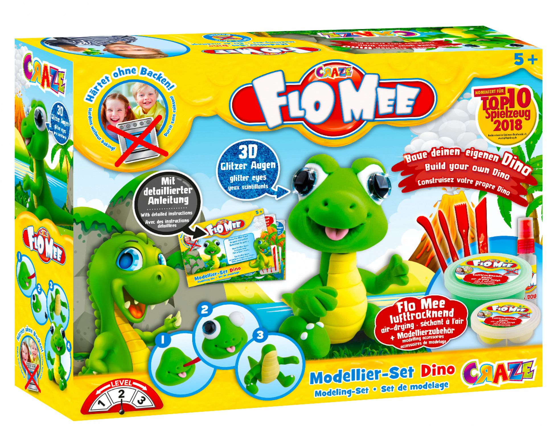 Set Plastilina Flo Mee Dino - Craze 1