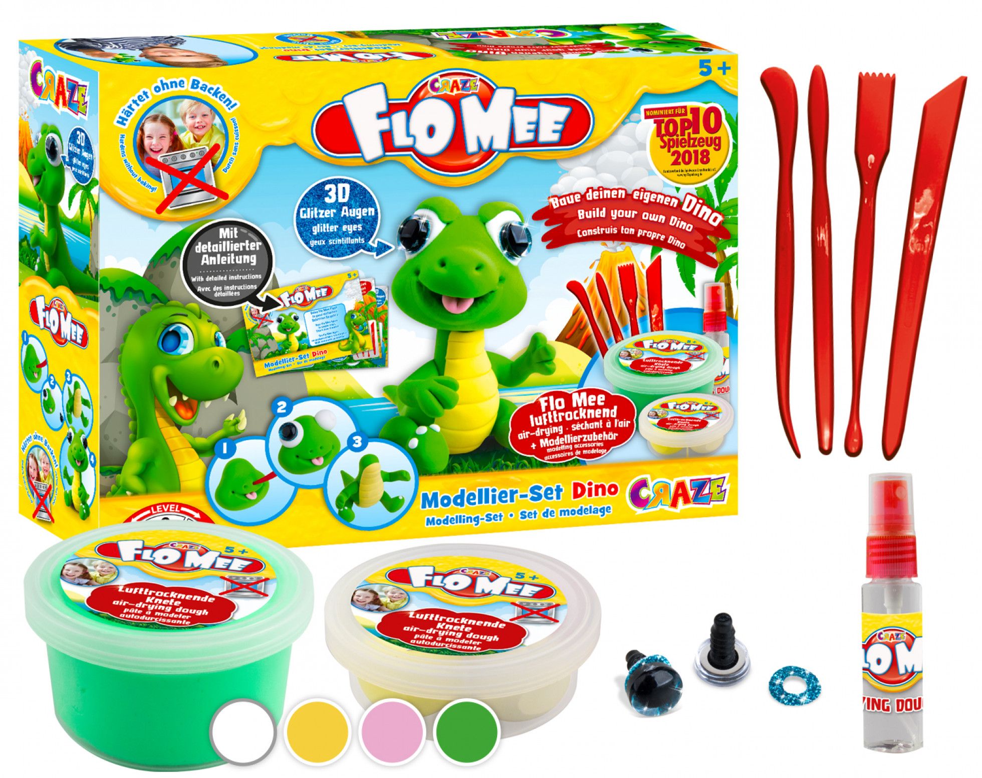 Set Plastilina Flo Mee Dino - Craze 2