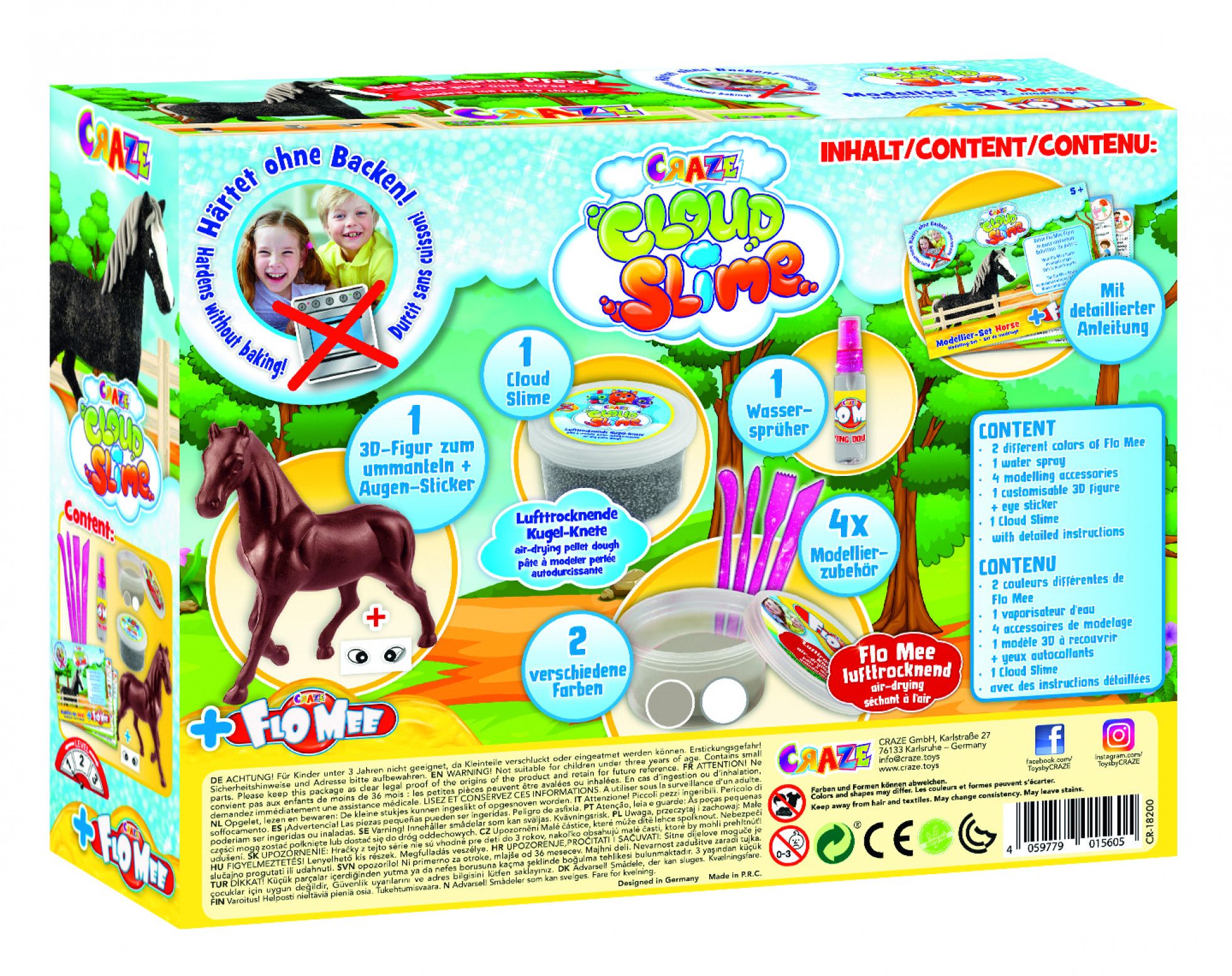 Set Cloud Slime si Plastilina Flo Mee Calut - Craze 4