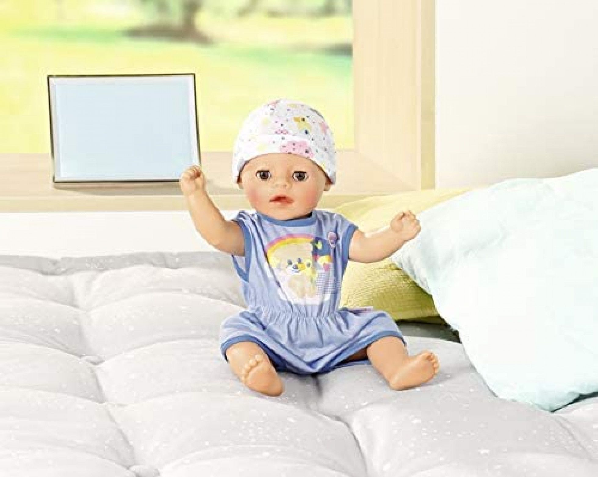 Bebelus Baiat Interactiv cu Corp Moale - BABY born 6