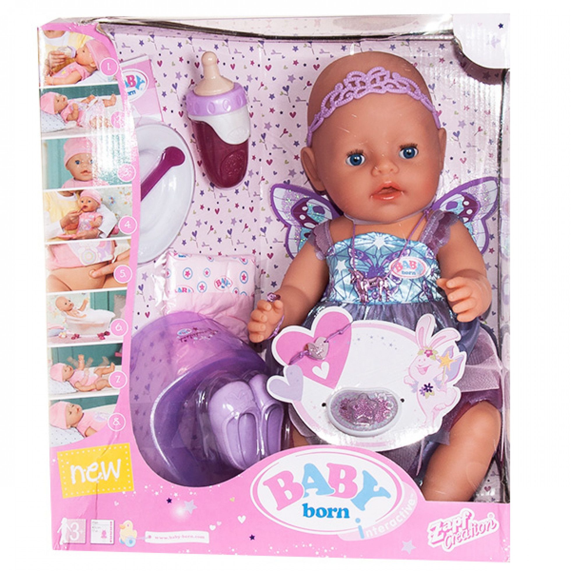 Papusa Interactiva Wonderland - BABY born 7