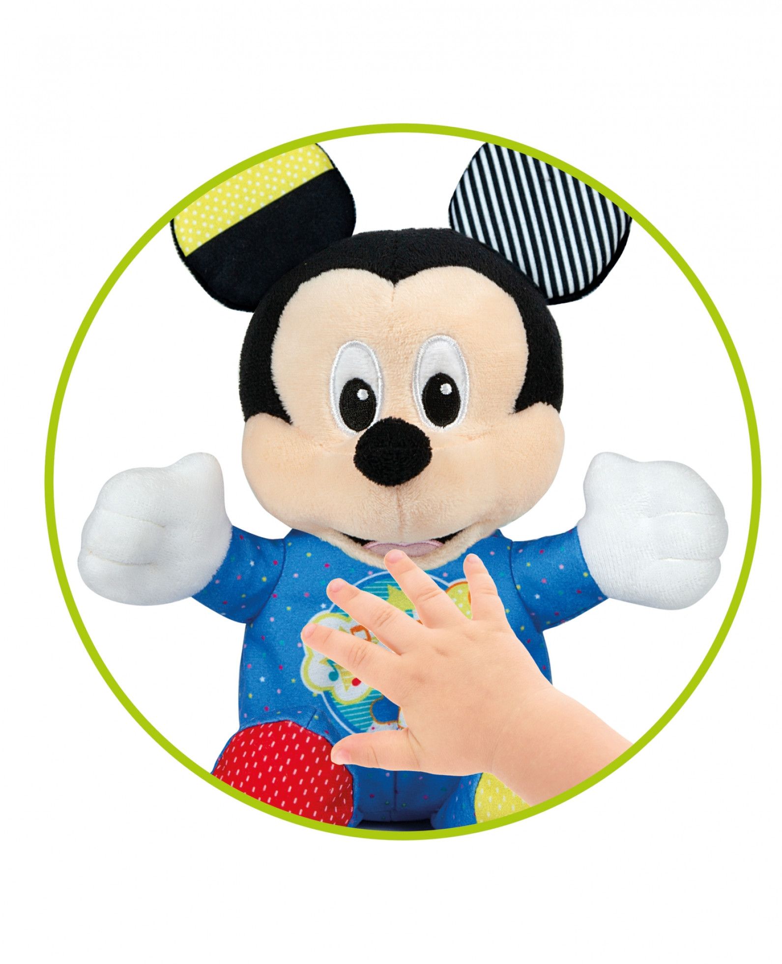 Jucarie de plus Baby Mickey cu lumini si sunete - Clementoni 3