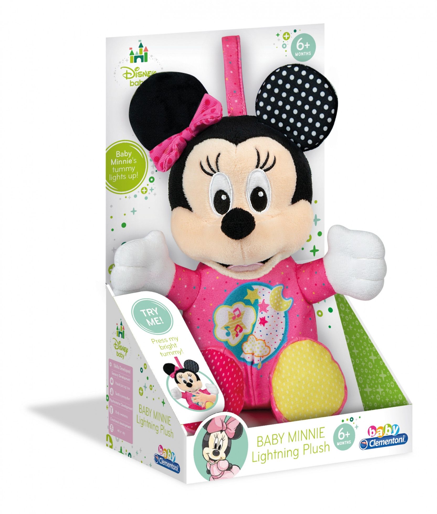 Jucarie de plus Baby Minnie cu lumini si sunete - Clementoni 2