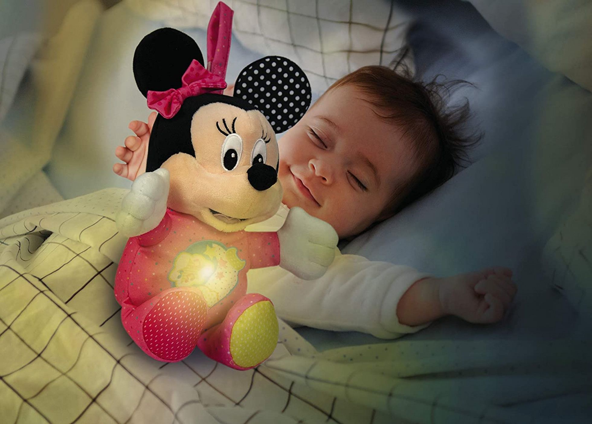 Jucarie de plus Baby Minnie cu lumini si sunete - Clementoni 4