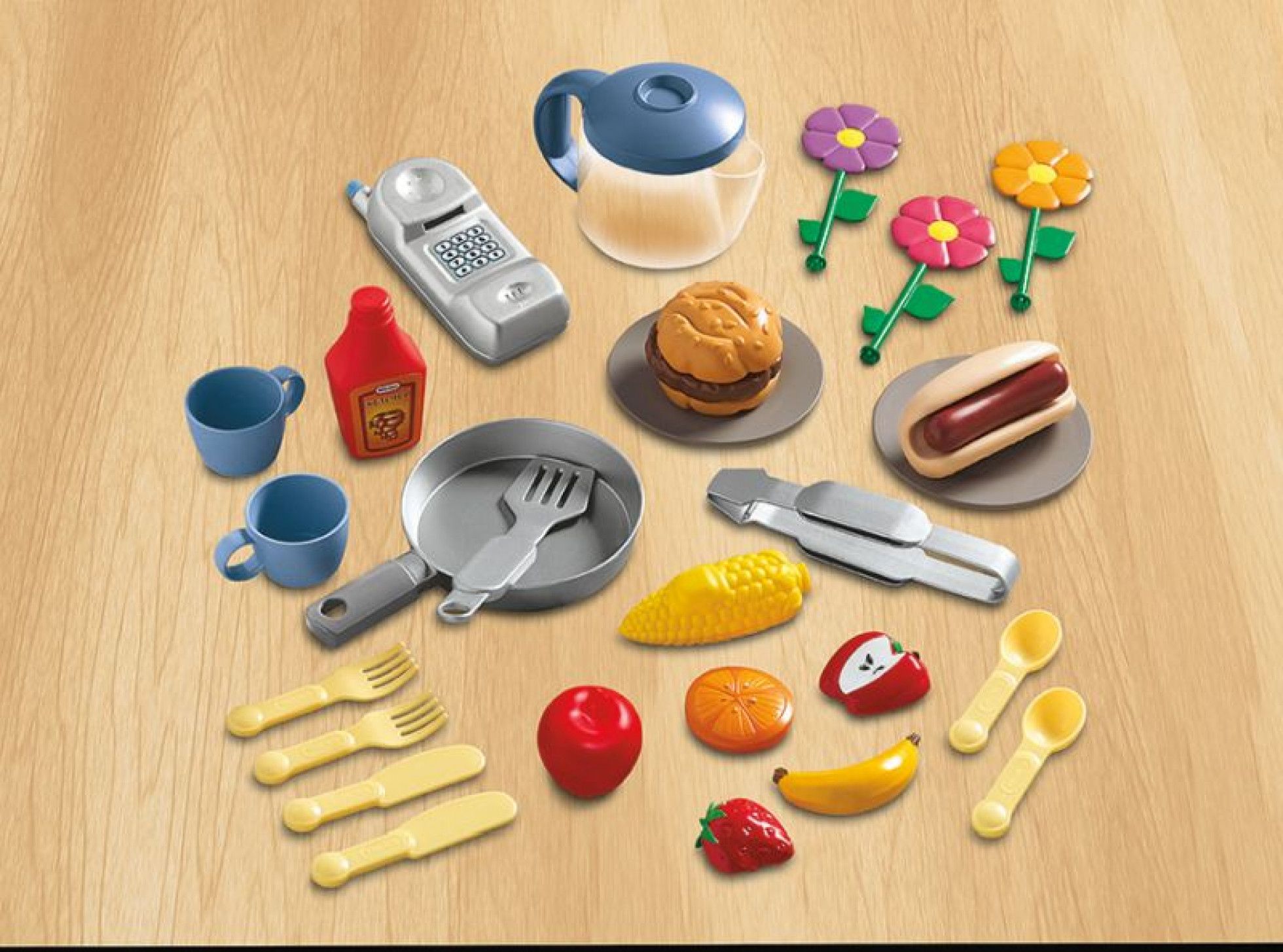 Bucatarie pentru copiii cu gratar Cook ‘n Grill - Little Tikes 3