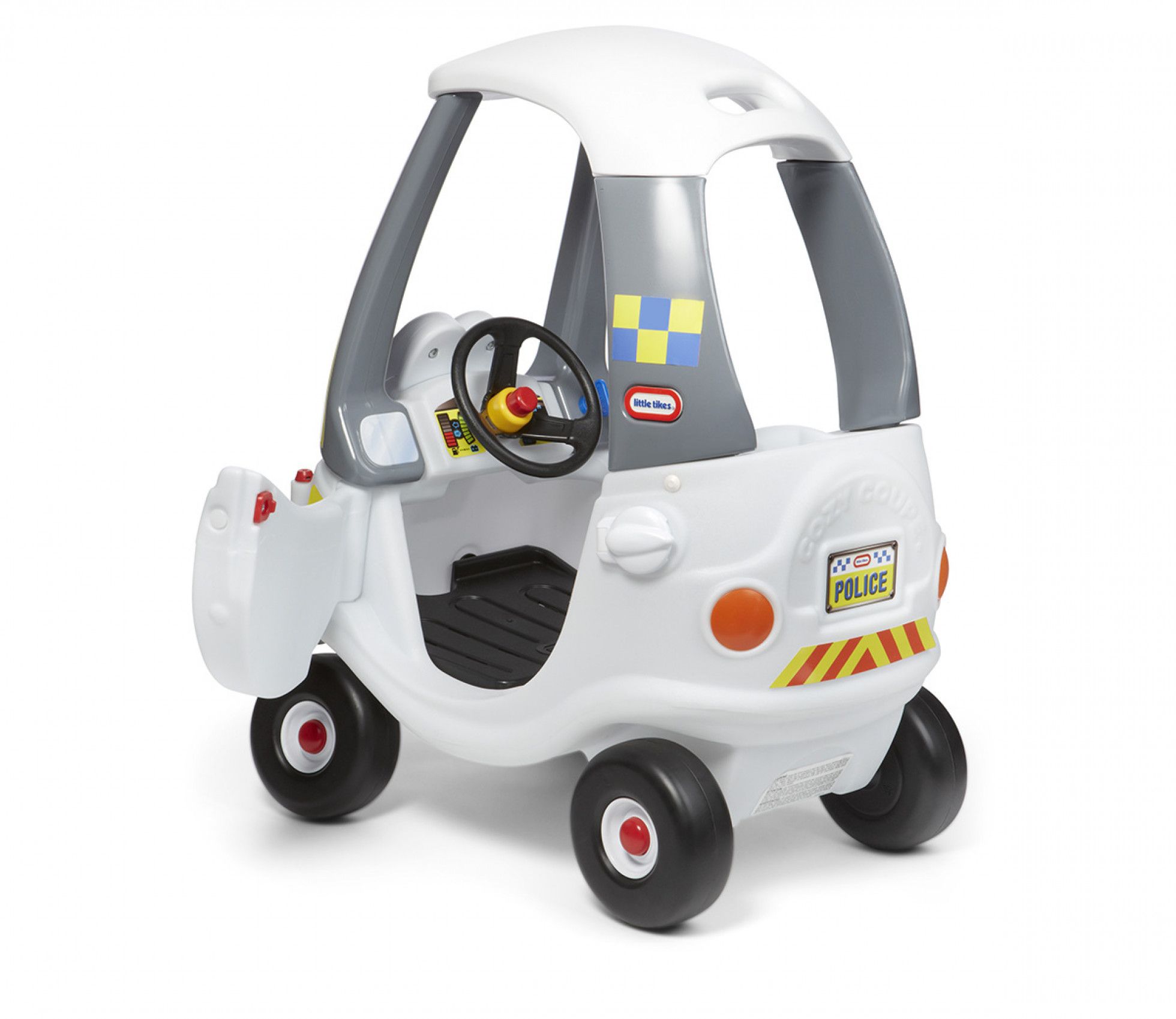 Masinuta de politie alba Cozy Coupe - Little Tikes 2