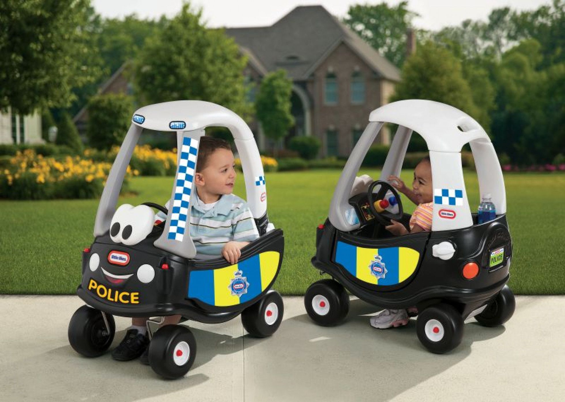 Masinuta de politie colorata Cozy Coupe - Little Tikes 3