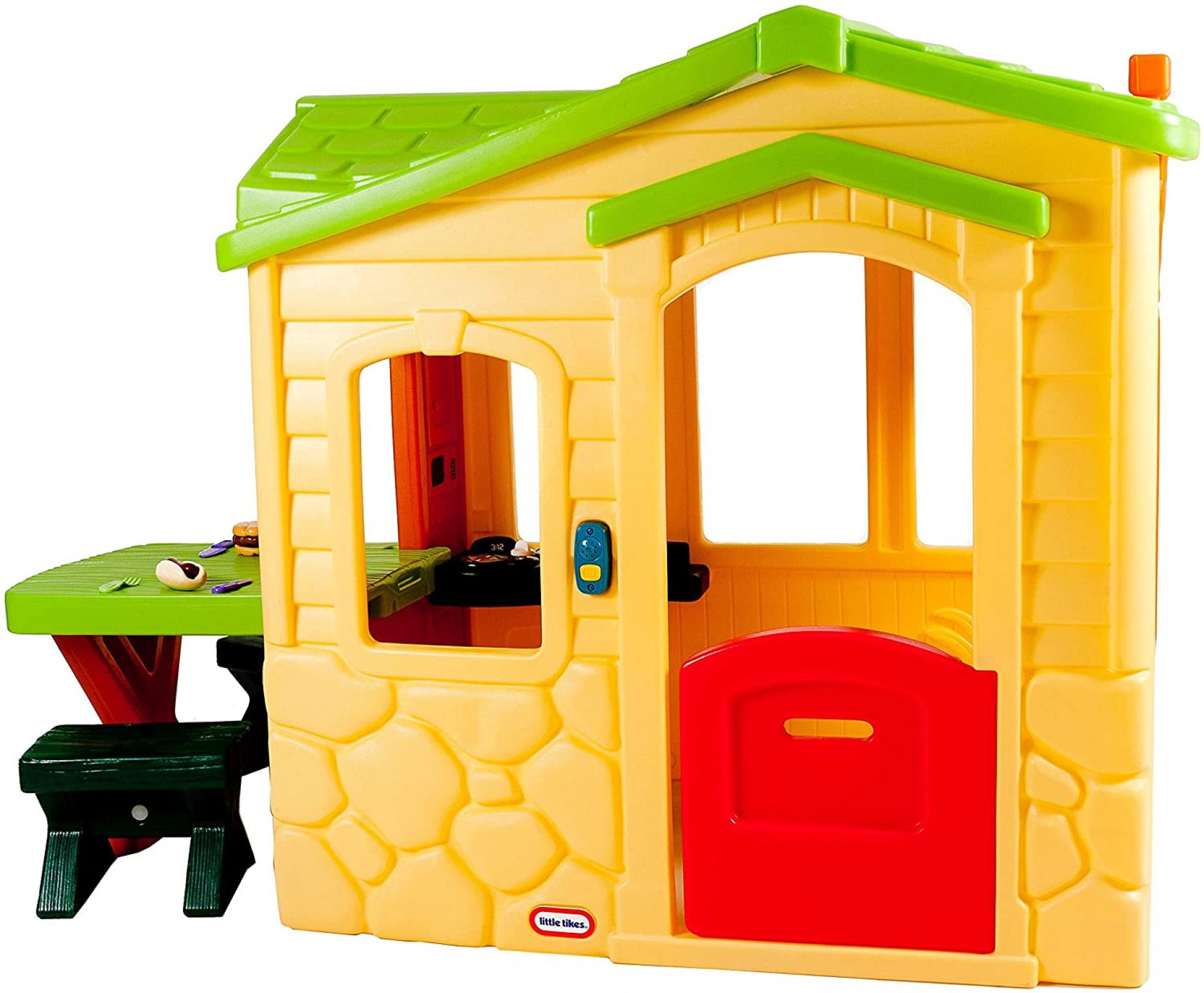 Casuta cu terasa Picnic on the Patio Natural - Little Tikes 1