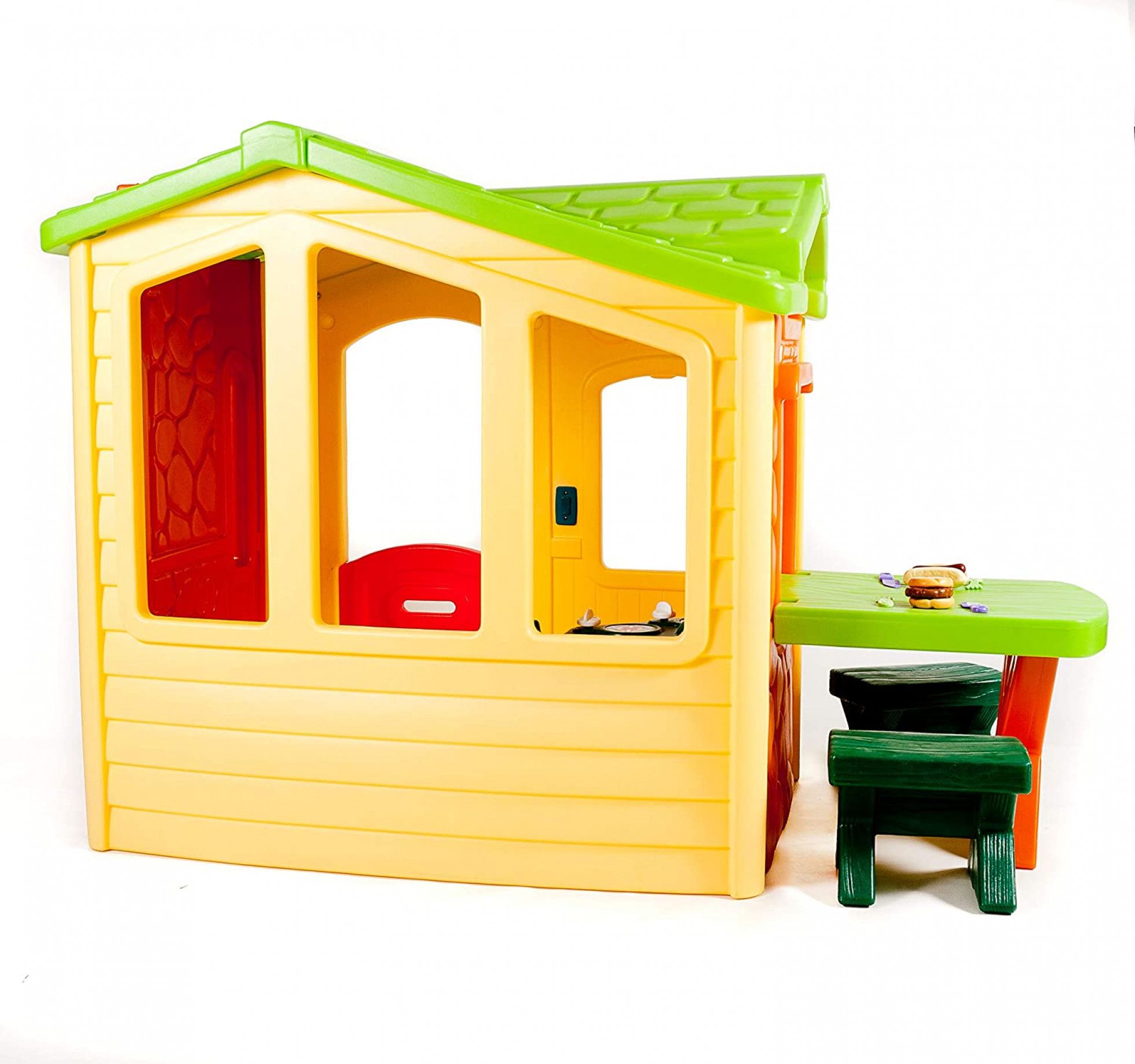 Casuta cu terasa Picnic on the Patio Natural - Little Tikes 3