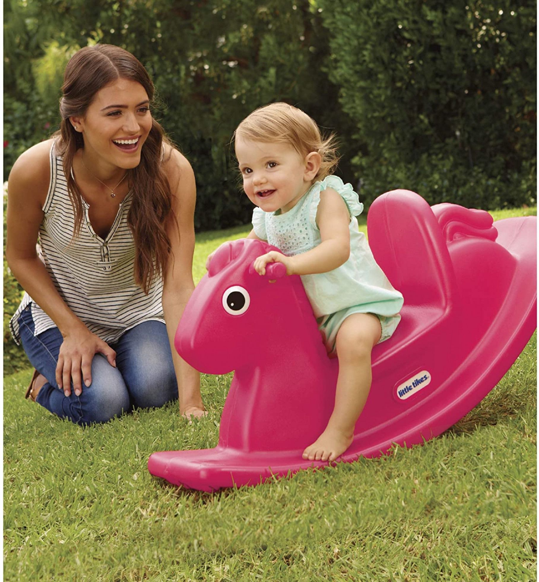 Balansoar Calut roz - Little Tikes 3