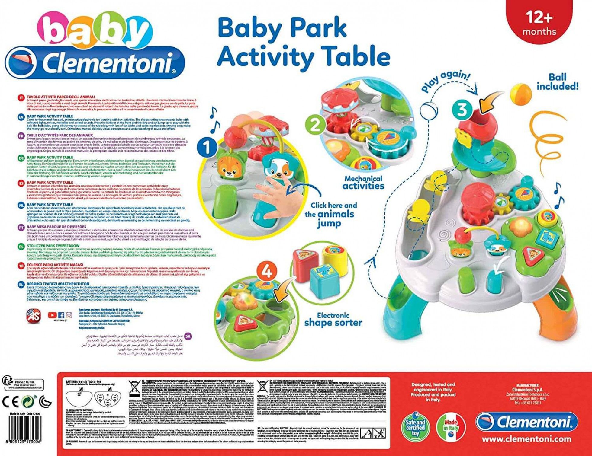 Masuta cu activitati Baby Park - Clementoni 5