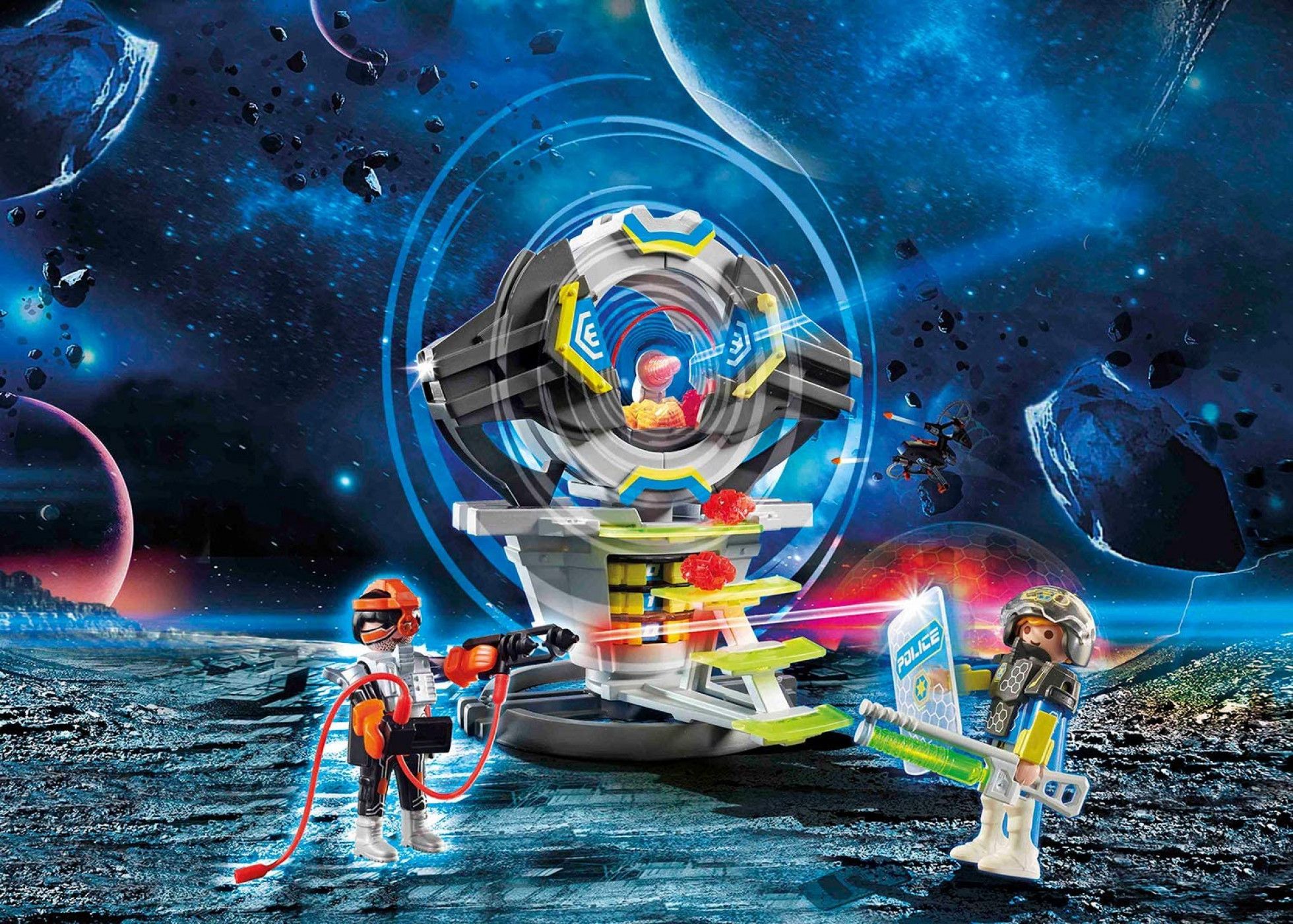 Seif cu cod secret Galaxy Police - Playmobil 2