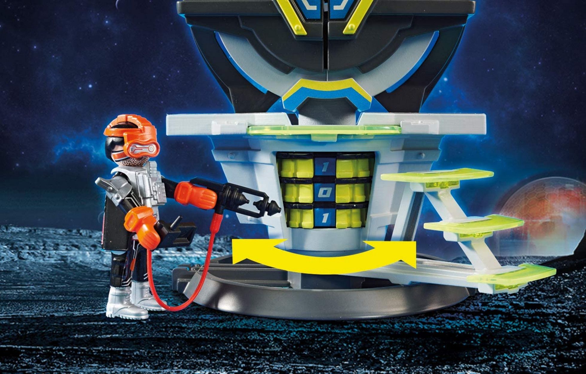 Seif cu cod secret Galaxy Police - Playmobil 3