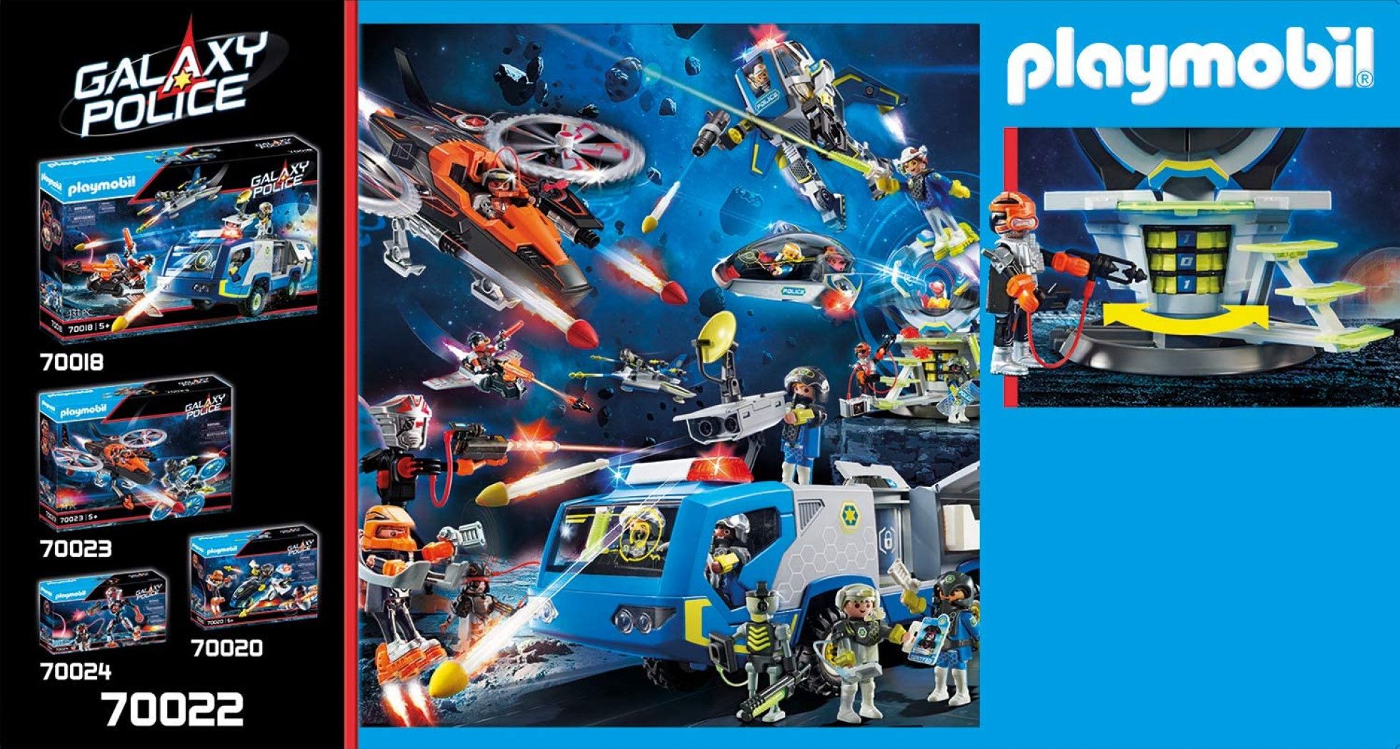 Seif cu cod secret Galaxy Police - Playmobil 6