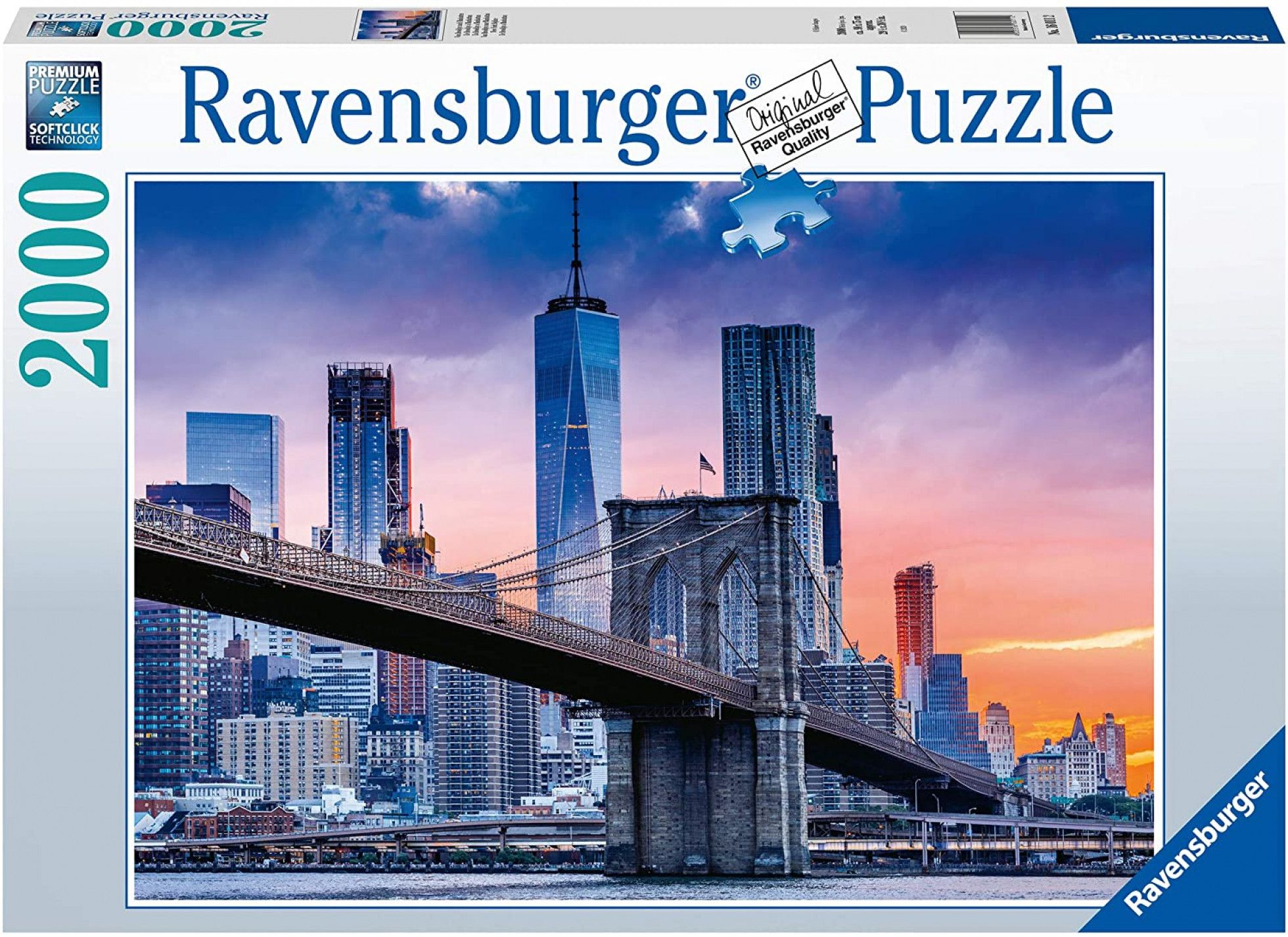 Puzzle Skyline New York 2000 de piese - Ravensburger 1