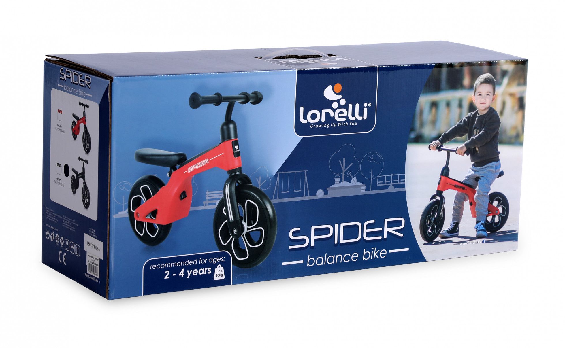 Bicicleta fara pedale Spider Red - Lorelli 4