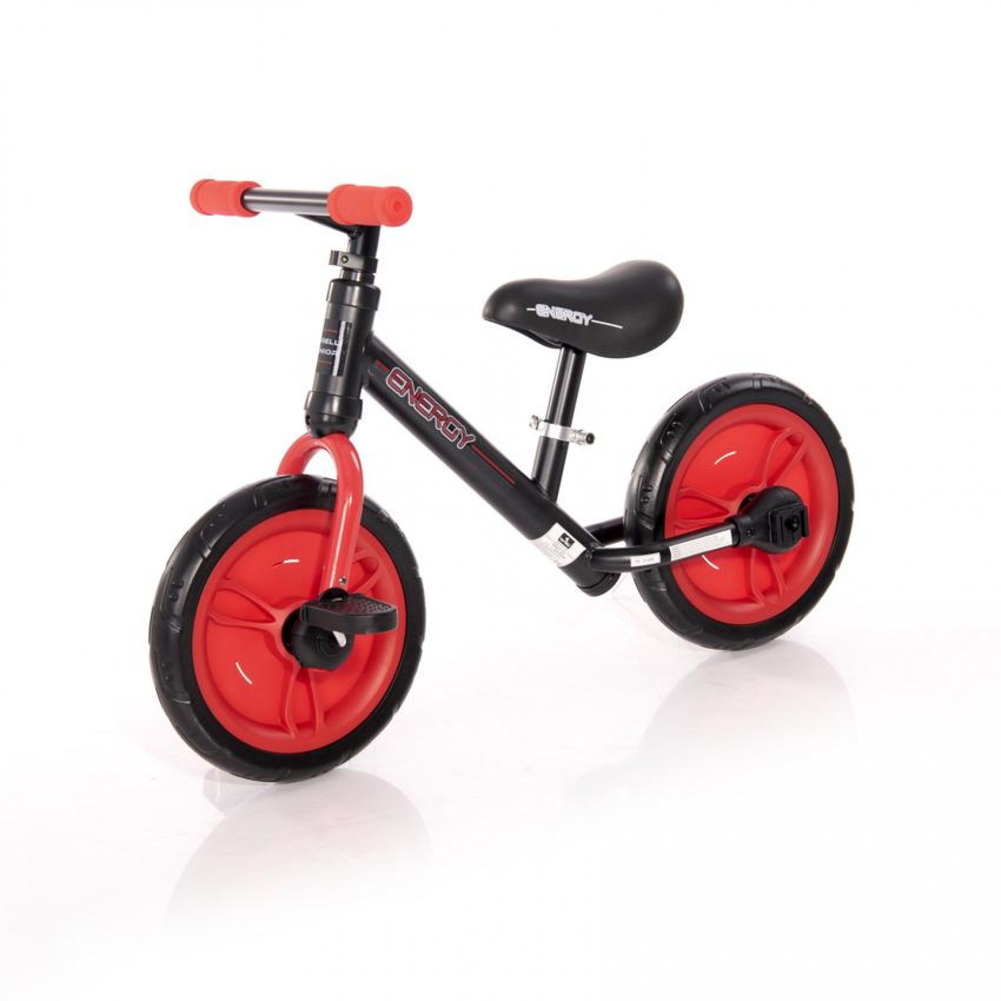 Bicicleta Energy cu pedale si roti ajutatoare Red - Lorelli Junior 2