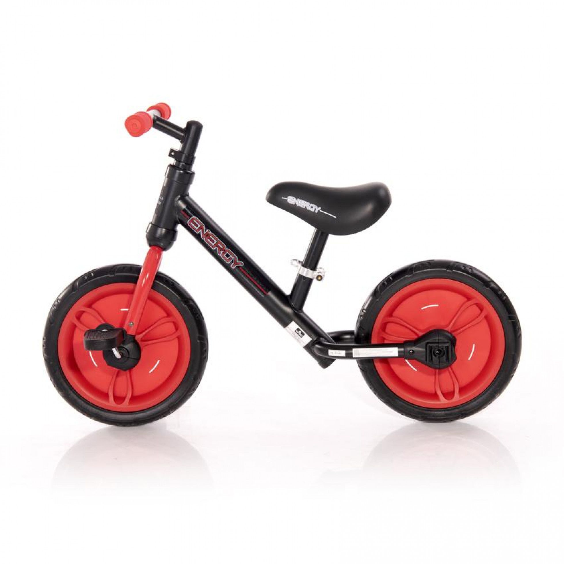 Bicicleta Energy cu pedale si roti ajutatoare Red - Lorelli Junior 3