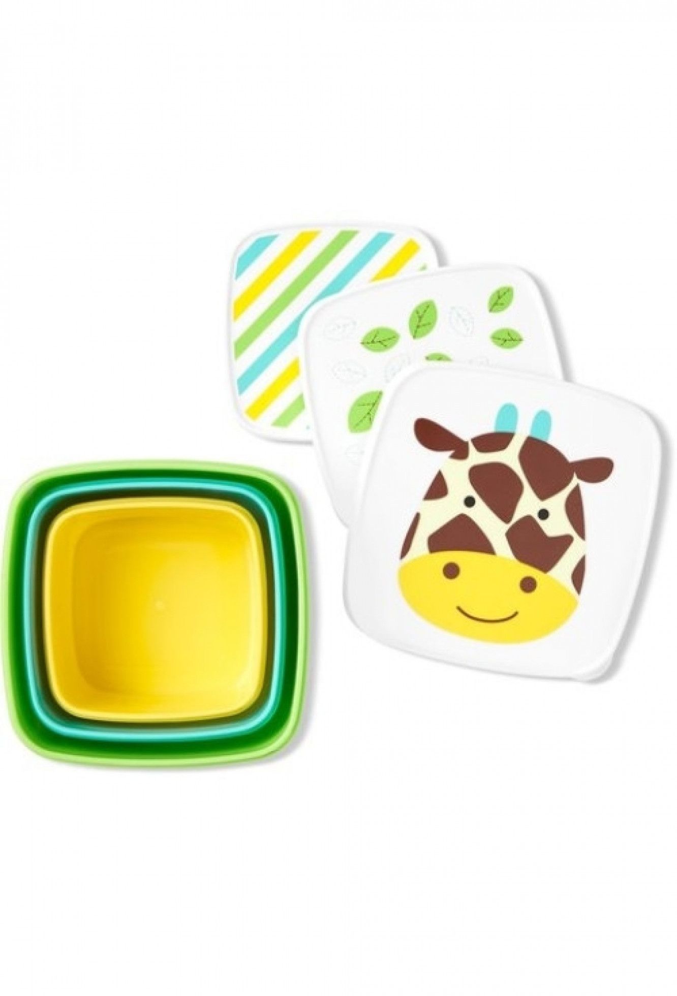 Set 3 caserole pentru pranz Girafa Zoo - Skip Hop 1