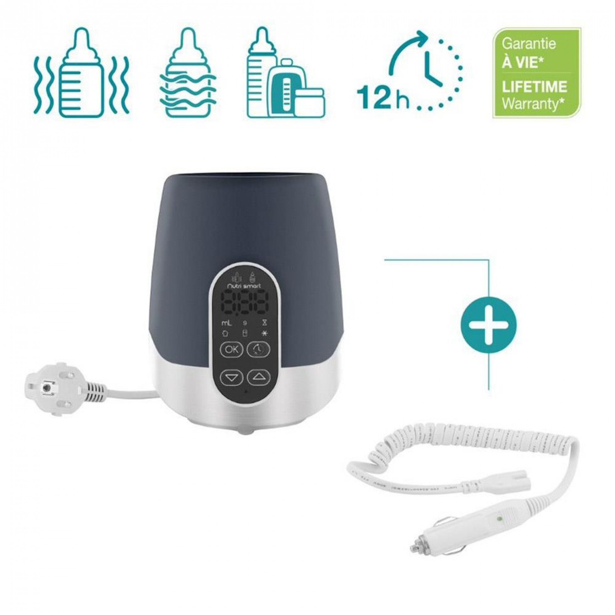 Incalzitor de biberoane pentru casa si masina NutriSmart - Babymoov 3