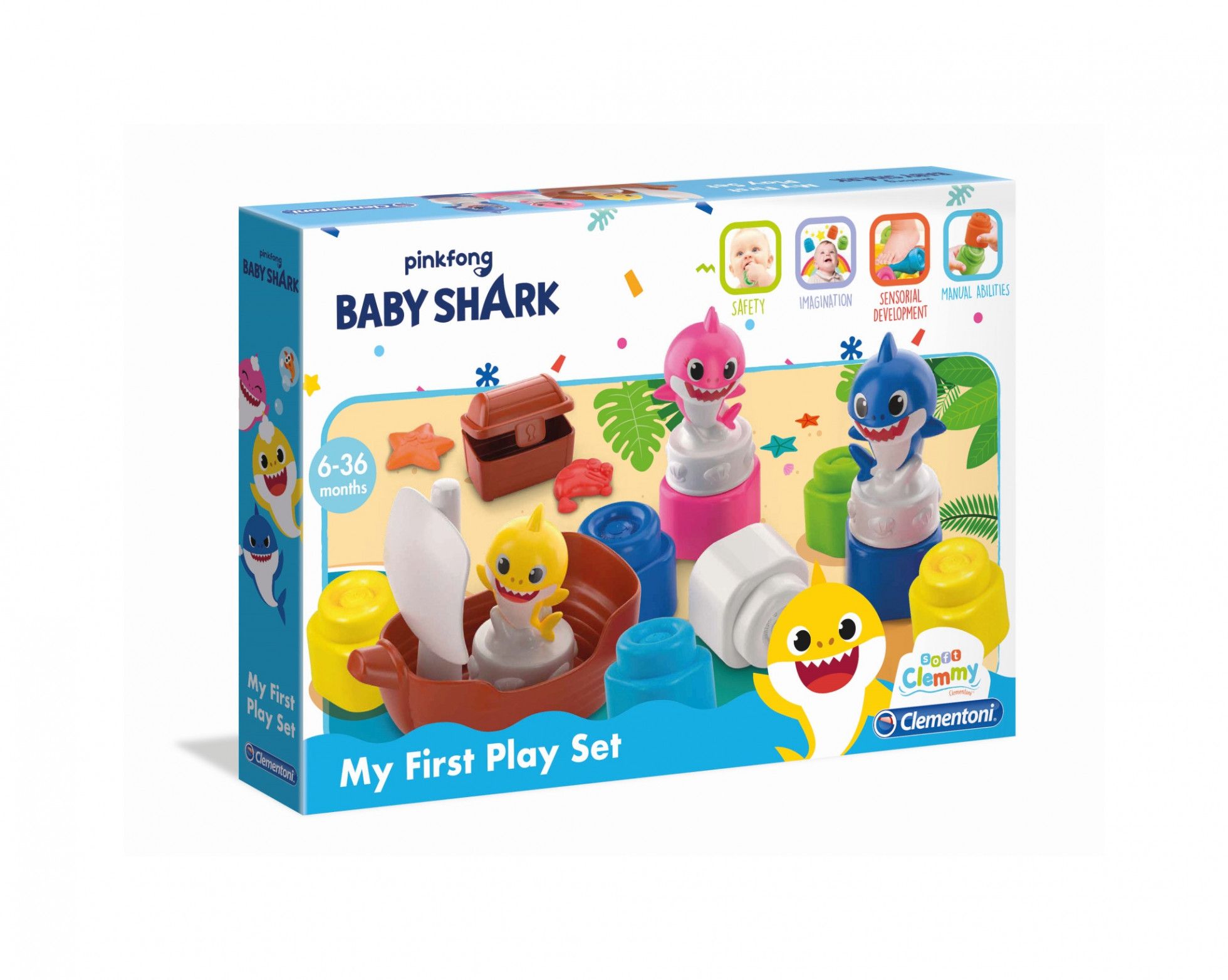 Primul meu set Clemmy Baby Shark - Clementoni 1