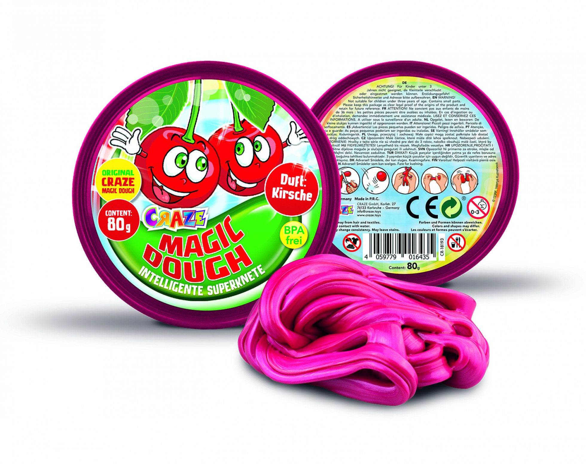 Plastilina Magic Dough cu miros de fructe - Craze 4