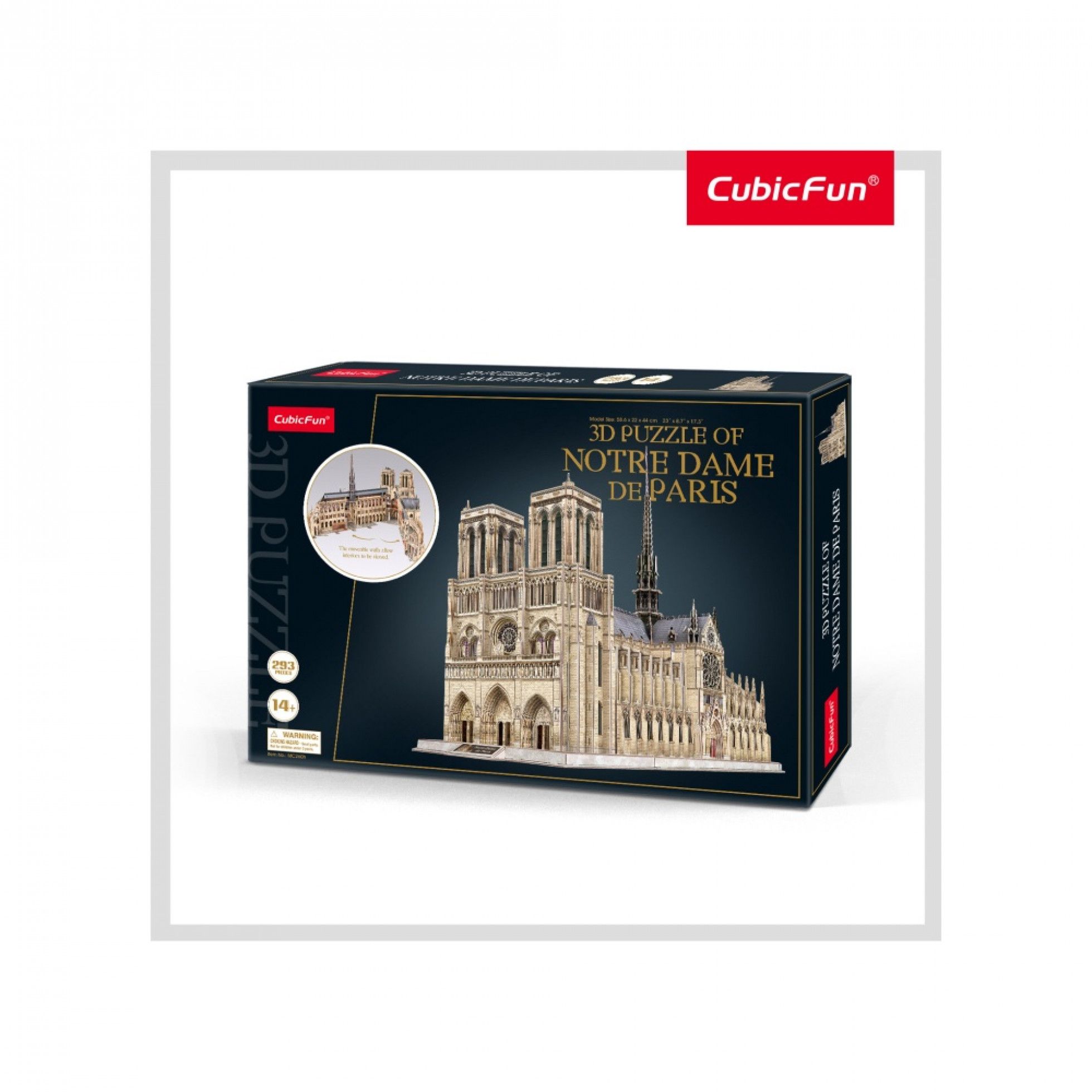 Puzzle 3D Notre Dame - CubicFun 1