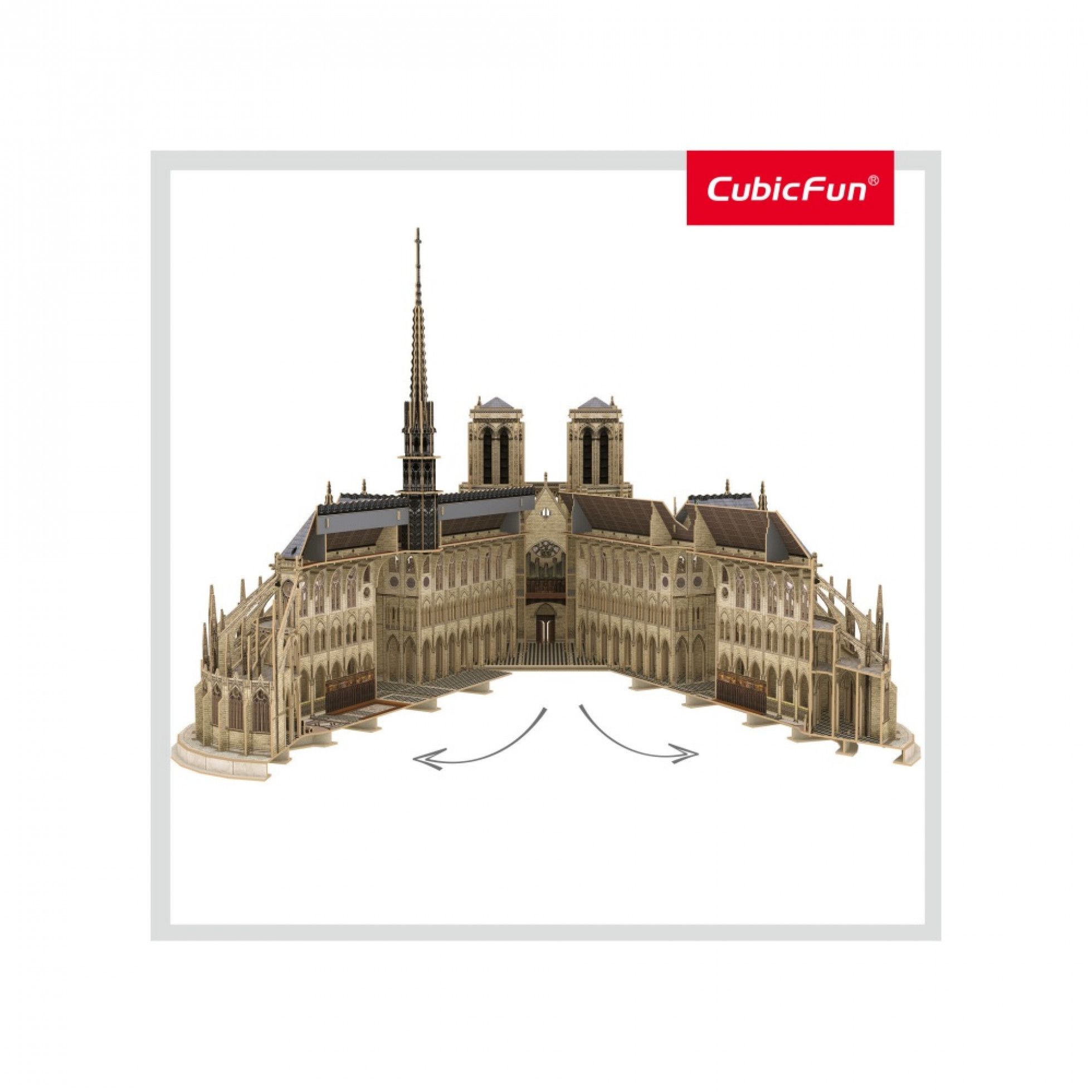 Puzzle 3D Notre Dame - CubicFun 4