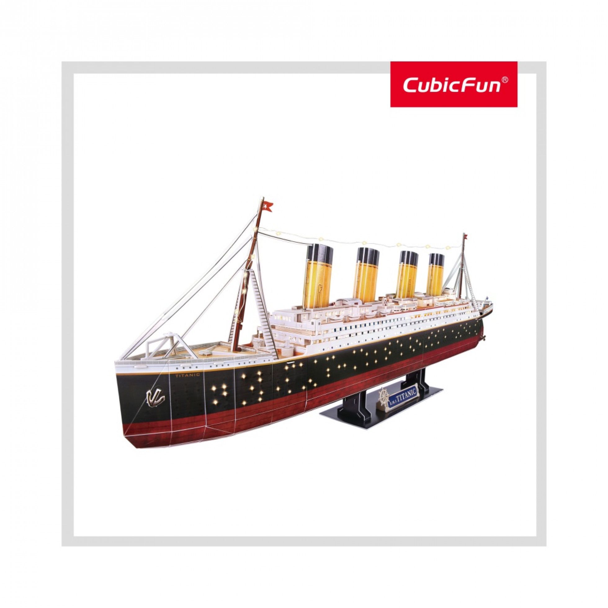 Puzzle 3D LED Titanic - CubicFun 3