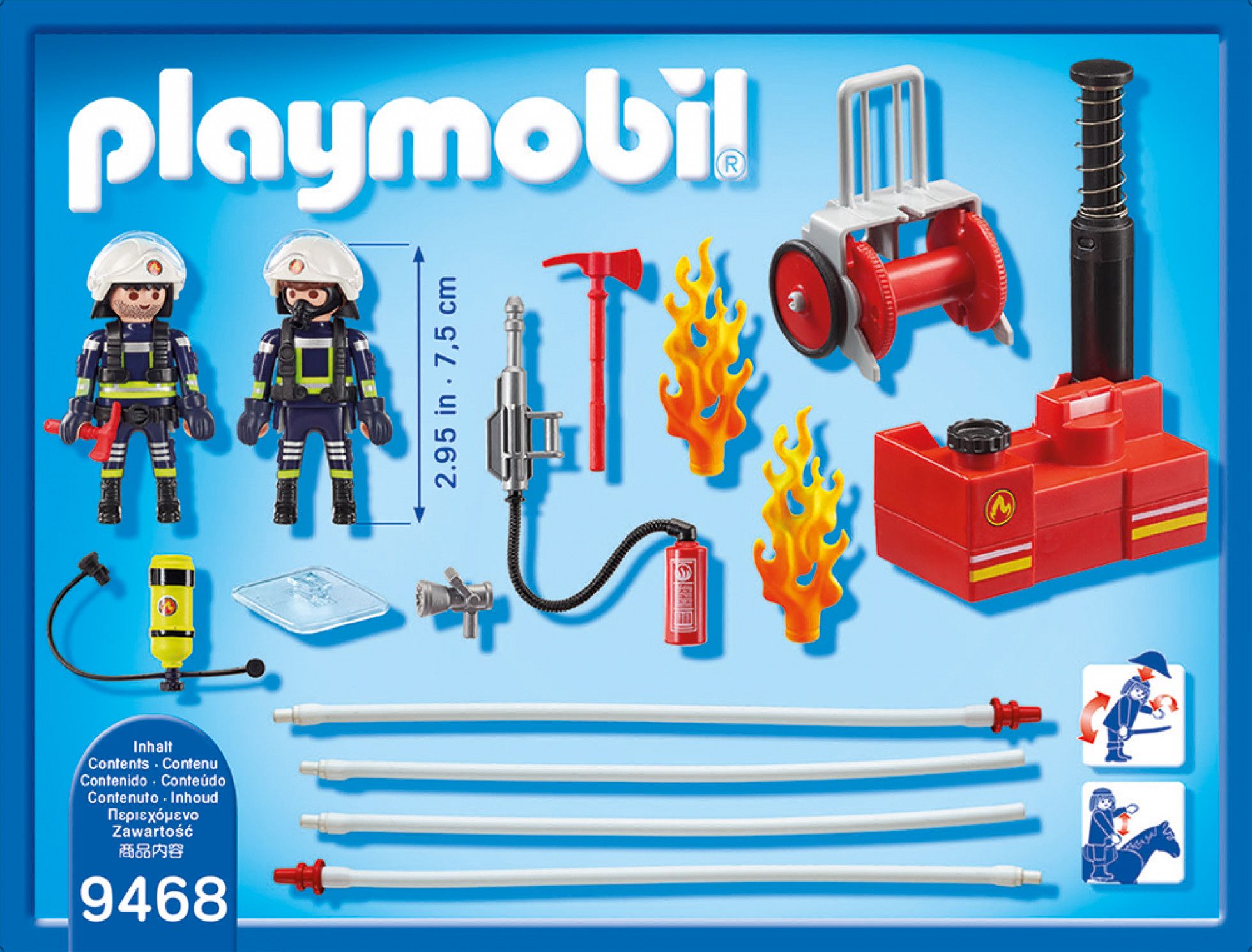 Pompieri cu pompa de apa - Playmobil 3