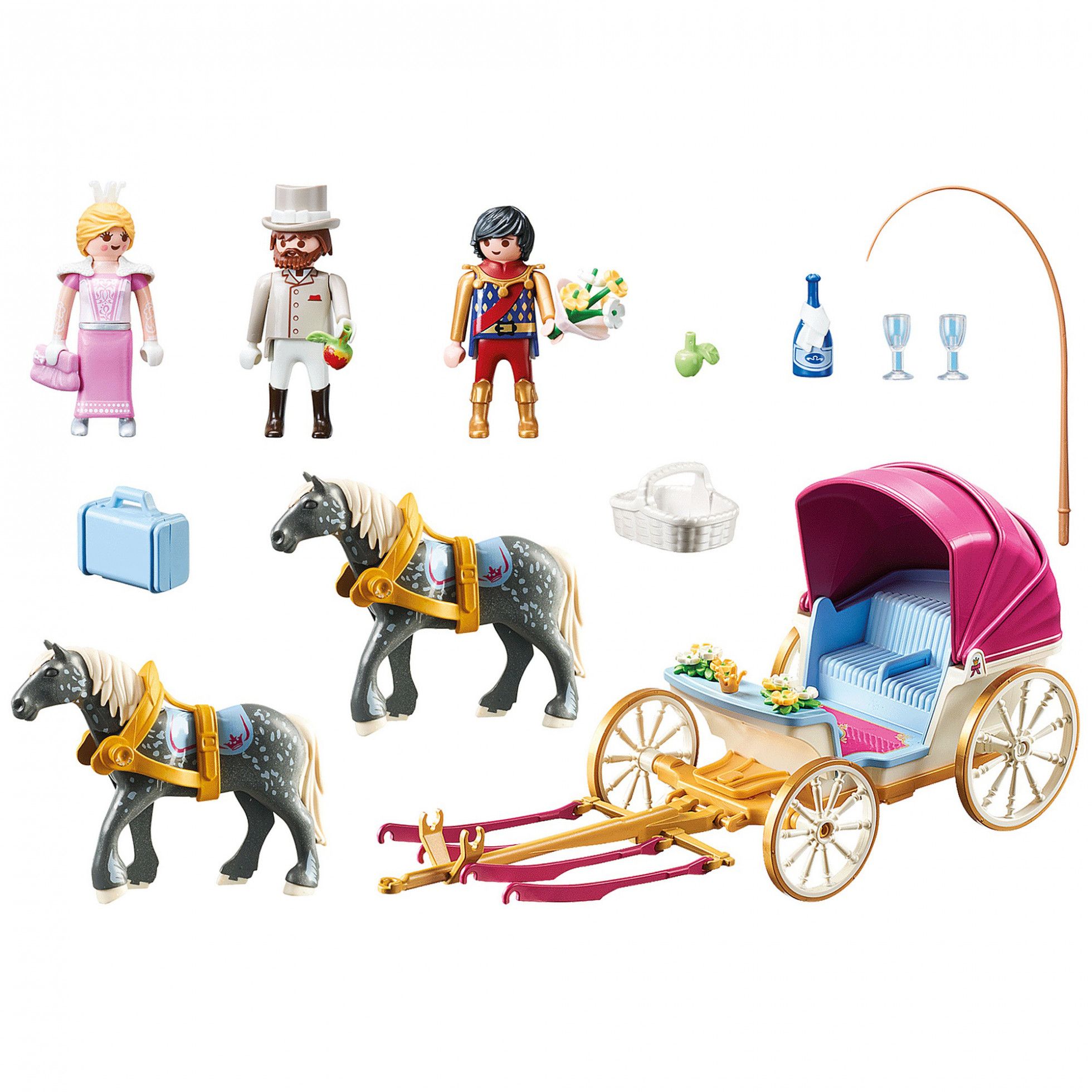 Trasura cu print si printesa - Playmobil 6