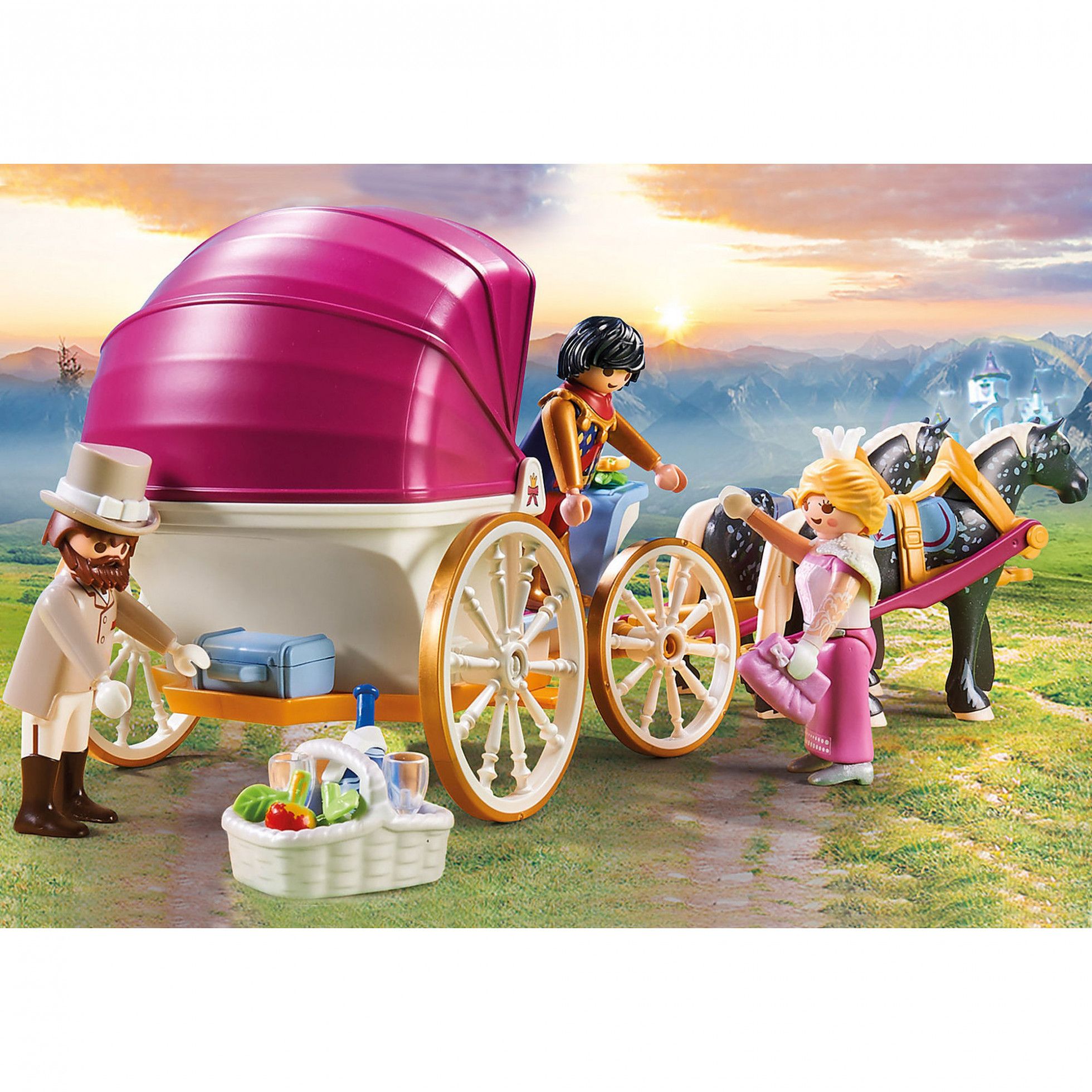 Trasura cu print si printesa - Playmobil 3