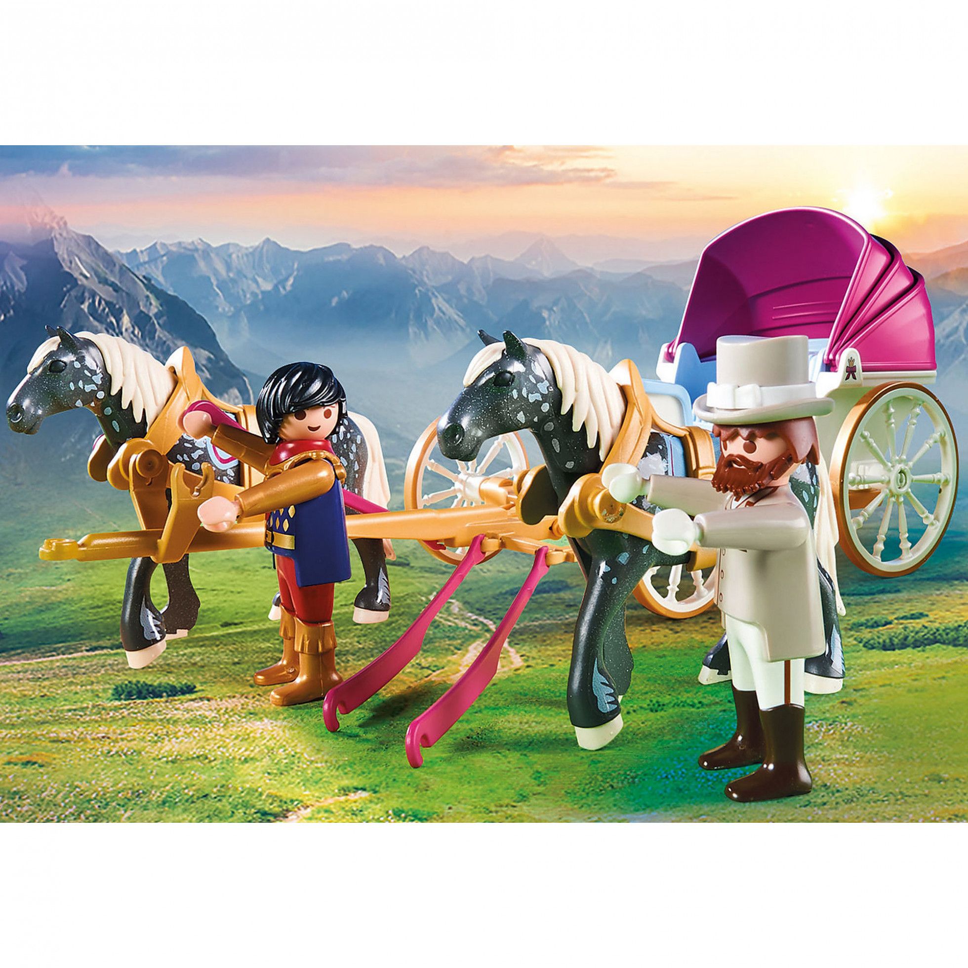 Trasura cu print si printesa - Playmobil 4