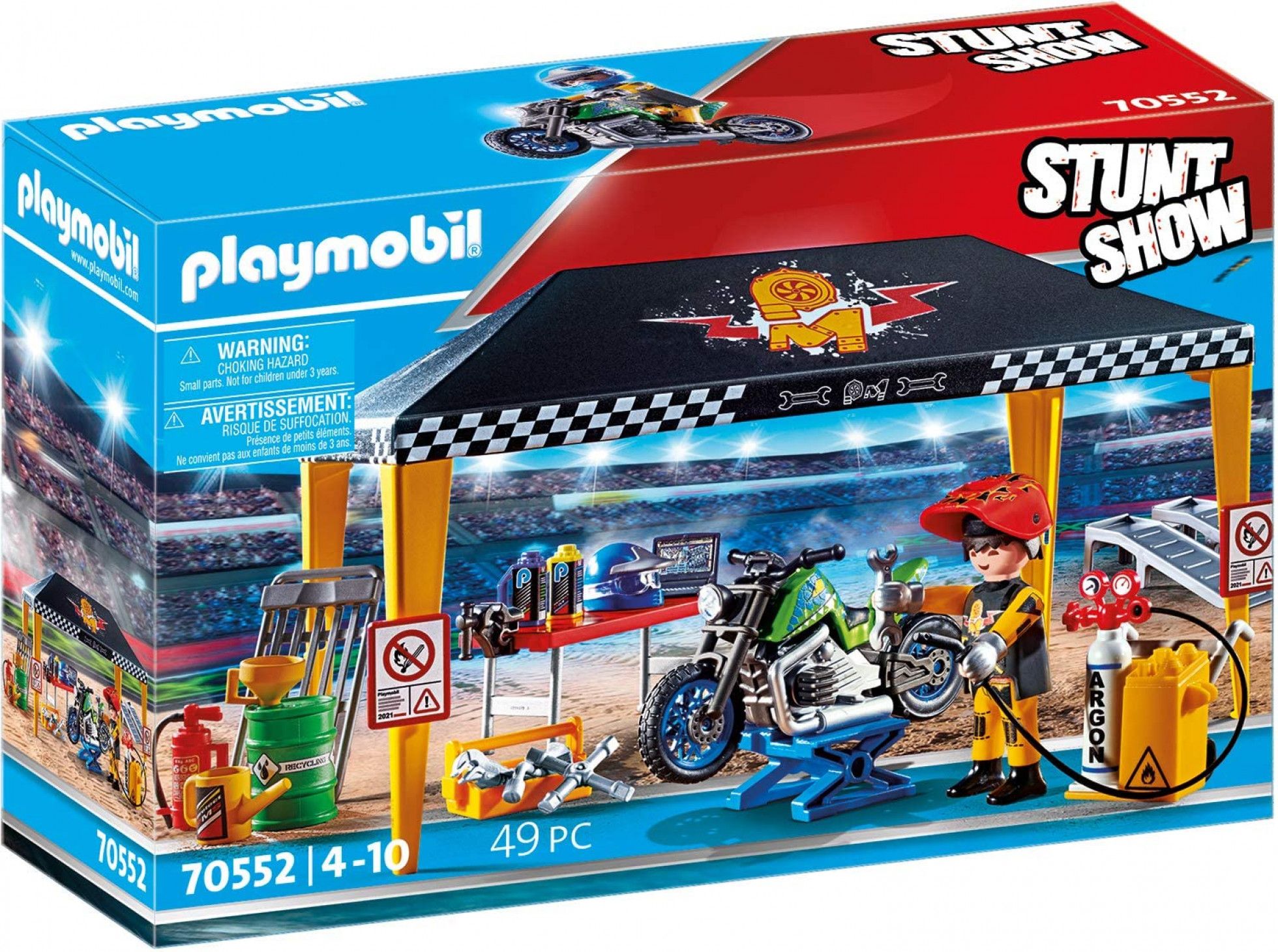 Cortul de reparatii auto Stunt Show - Playmobil 1