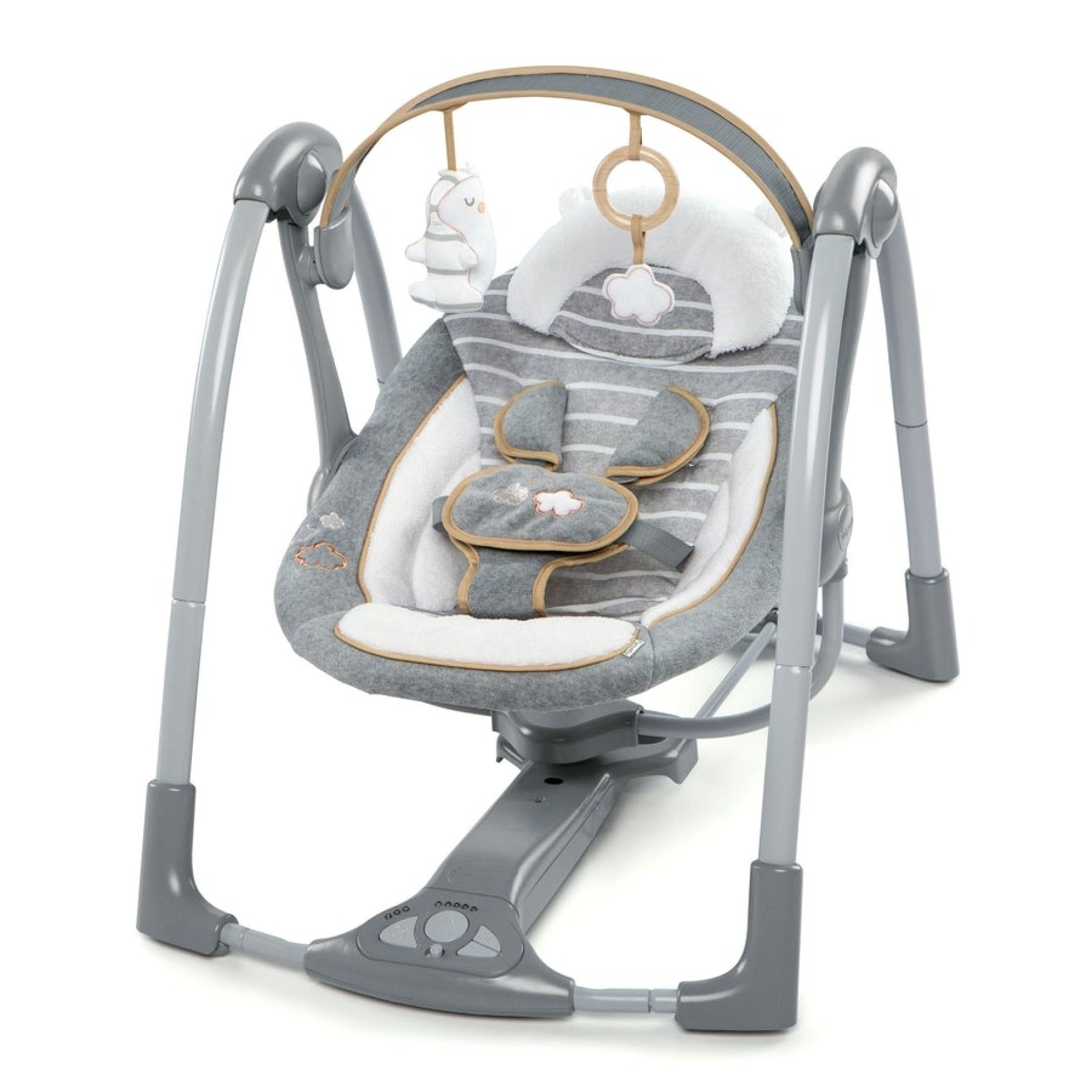 Leagan portabil Swing 'n Go Portable Swing™ Bella Teddy™ - InGenuity 1