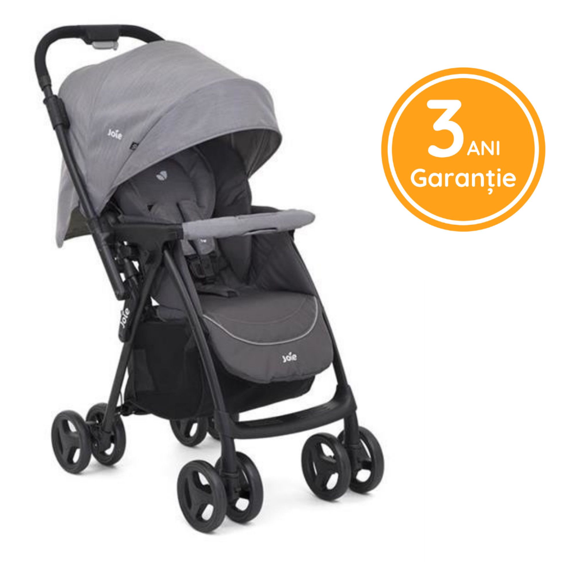 Carucior cu maner reversibil Mirus Dark Pewter - Joie 7