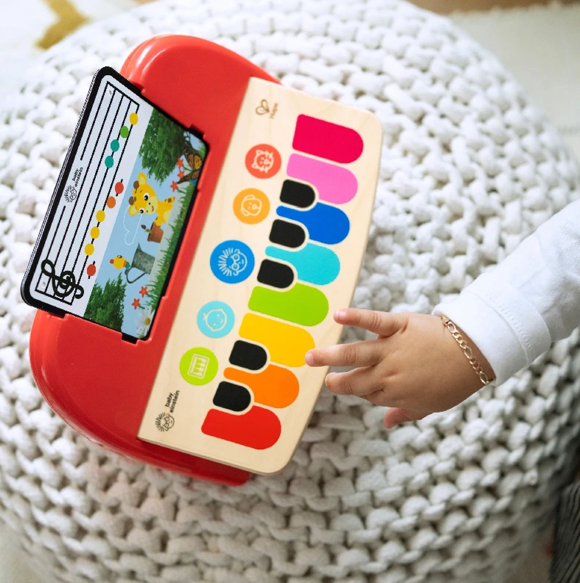 Jucarie muzicala de lemn Cal’s First Melodies Magic Touch Piano™ - Baby Einstein 7