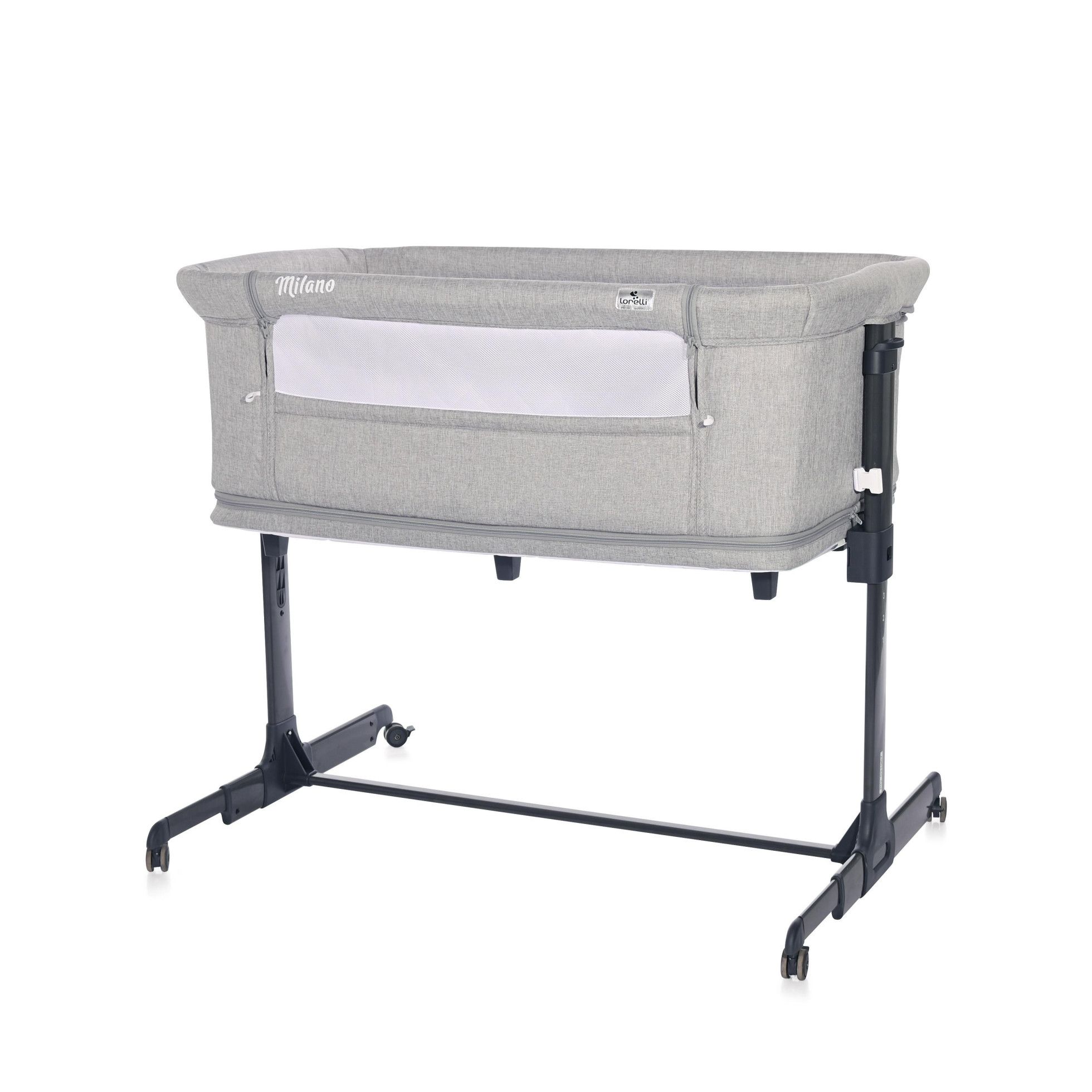 Patut 2 in 1 Co Sleeper, Milano, Grey - Lorelli 2