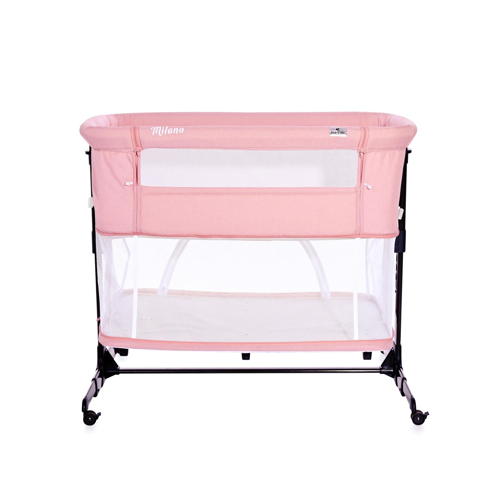 Patut 2 in 1 Co Sleeper, Milano, Pink - Lorelli 3