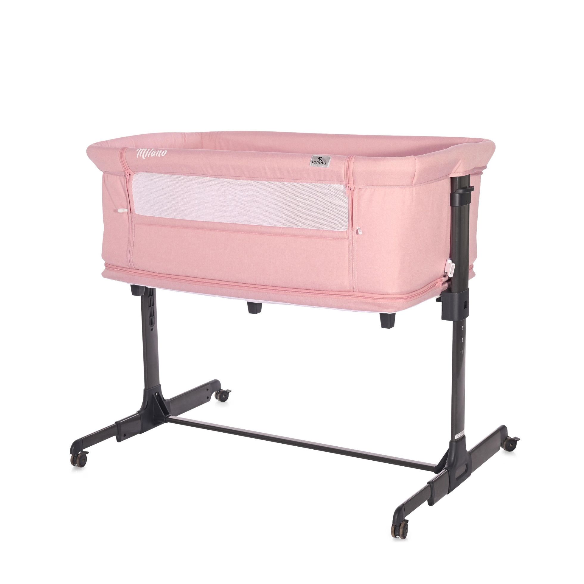 Patut 2 in 1 Co Sleeper, Milano, Pink - Lorelli 10