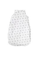 Sac de dormit, primavara/vara, pentru copii cu inaltimea maxima de 85 cm, White Abstract Leaves  - Lorelli