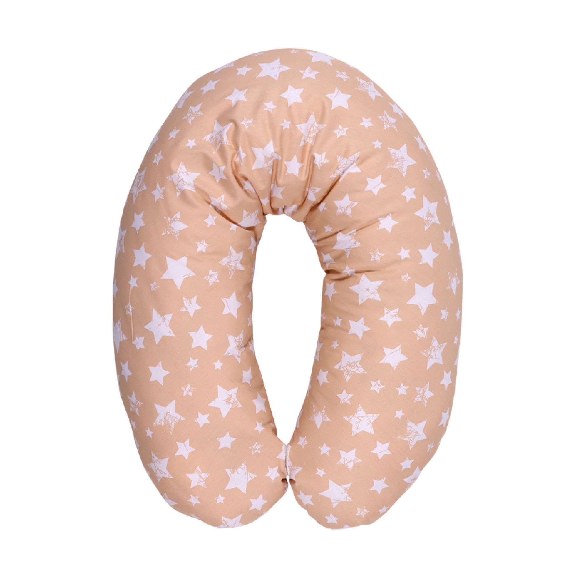 Perna de alaptat 190 cm, Little Stars Beige - Lorelli 1