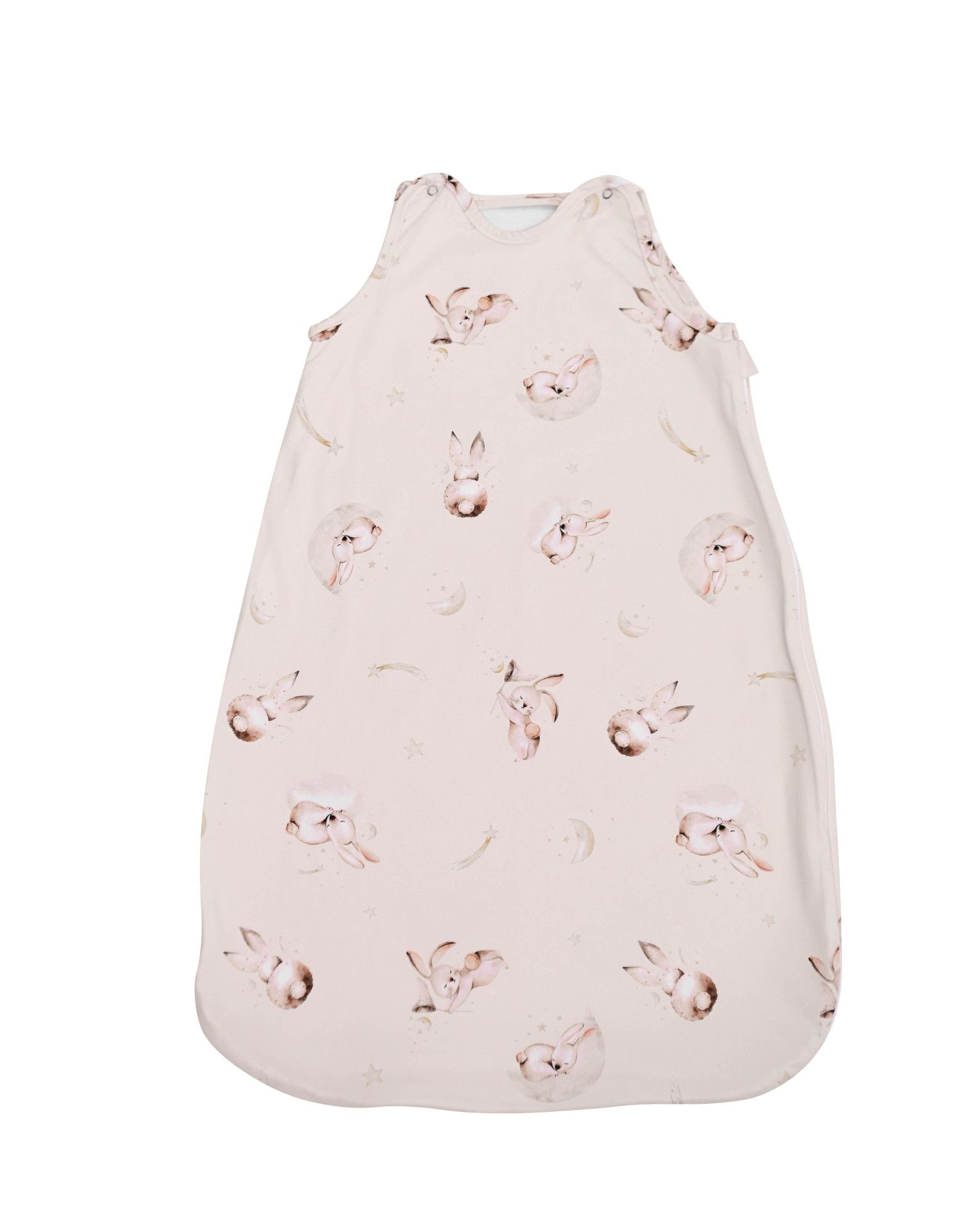 Sac de dormit, primavara/vara, pentru copii cu inaltimea maxima de 95 cm, Beige Bunnies - Lorelli 1