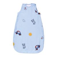 Sac de dormit toamna/iarna, pentru copii cu inaltimea maxima de 85 cm, Bear & Car Blue - Lorelli