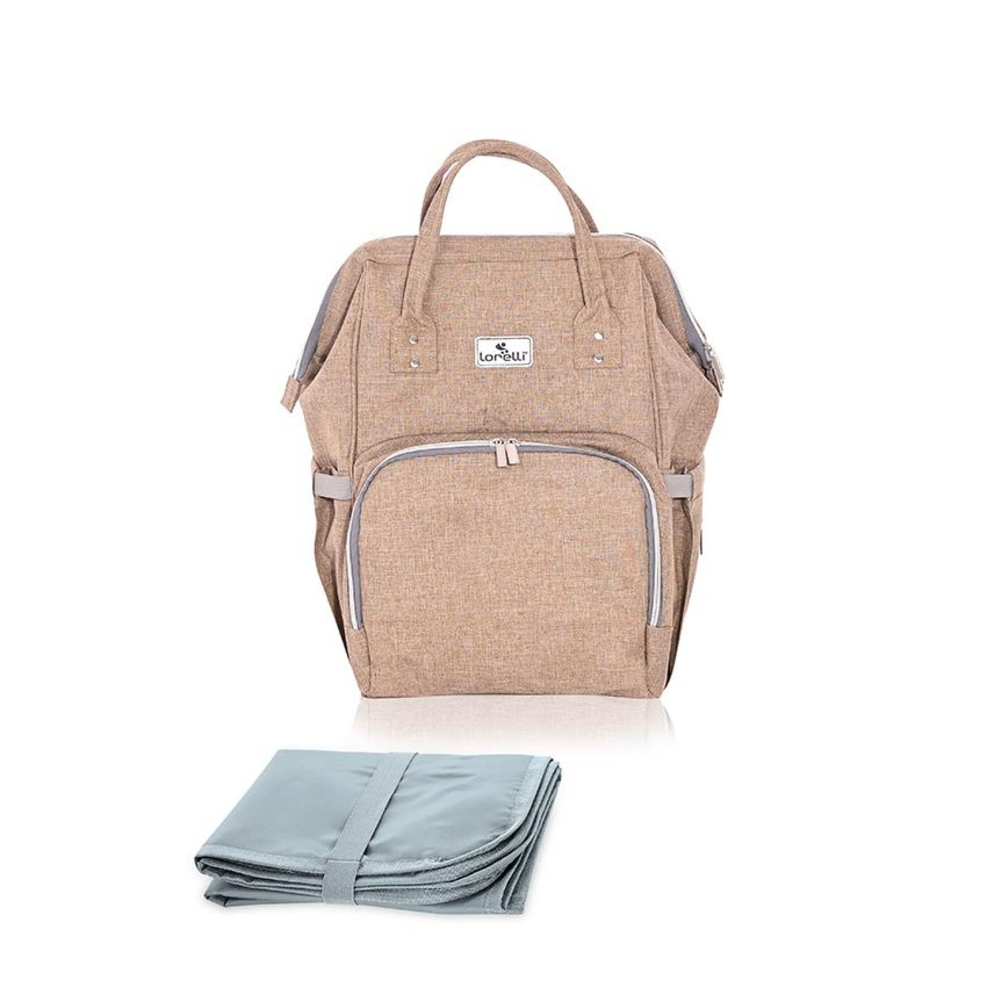 Rucsac accesorii bebelusi Tina, multiple compartimente, Beige - Lorelli 1