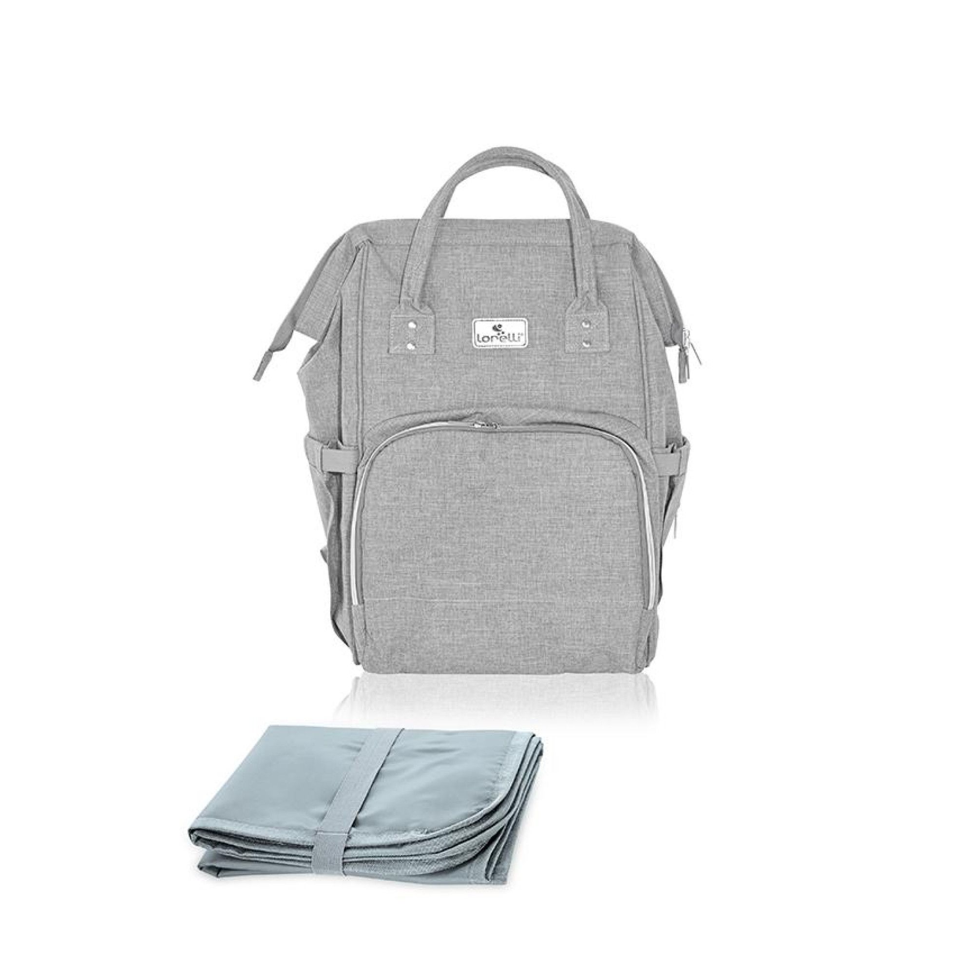 Rucsac accesorii bebelusi Tina, multiple compartimente, Grey - Lorelli 1