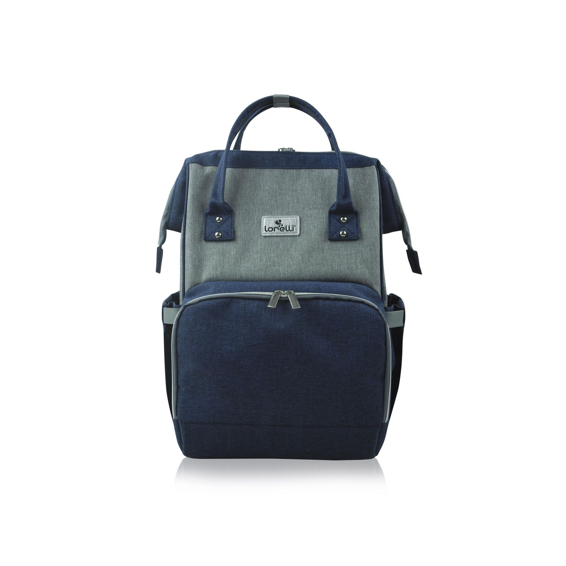 Rucsac accesorii bebelusi Tina, multiple compartimente, Blue & Grey - Lorelli 1